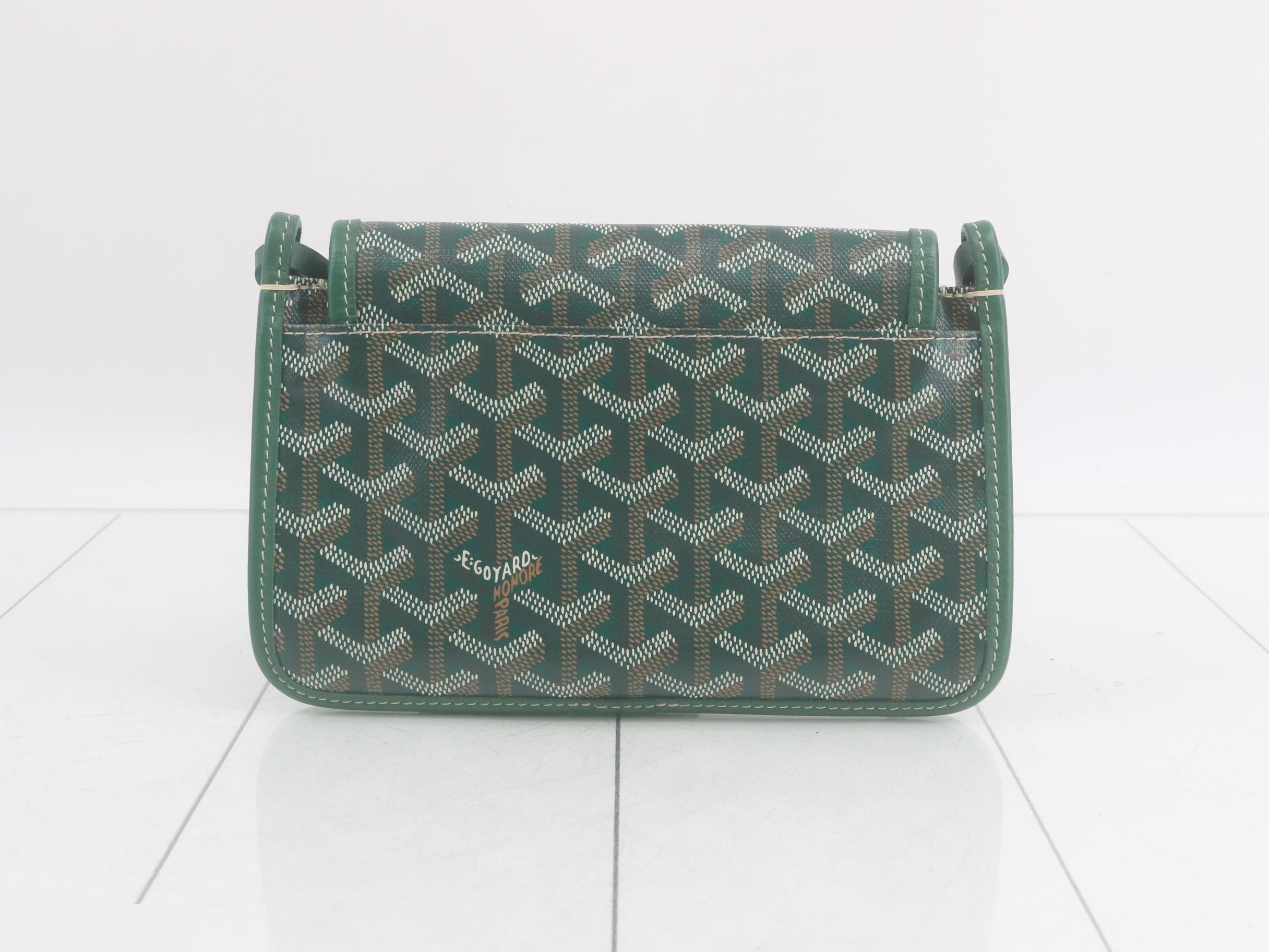 Plume PVC Shoulder Wallet, Green — view 2