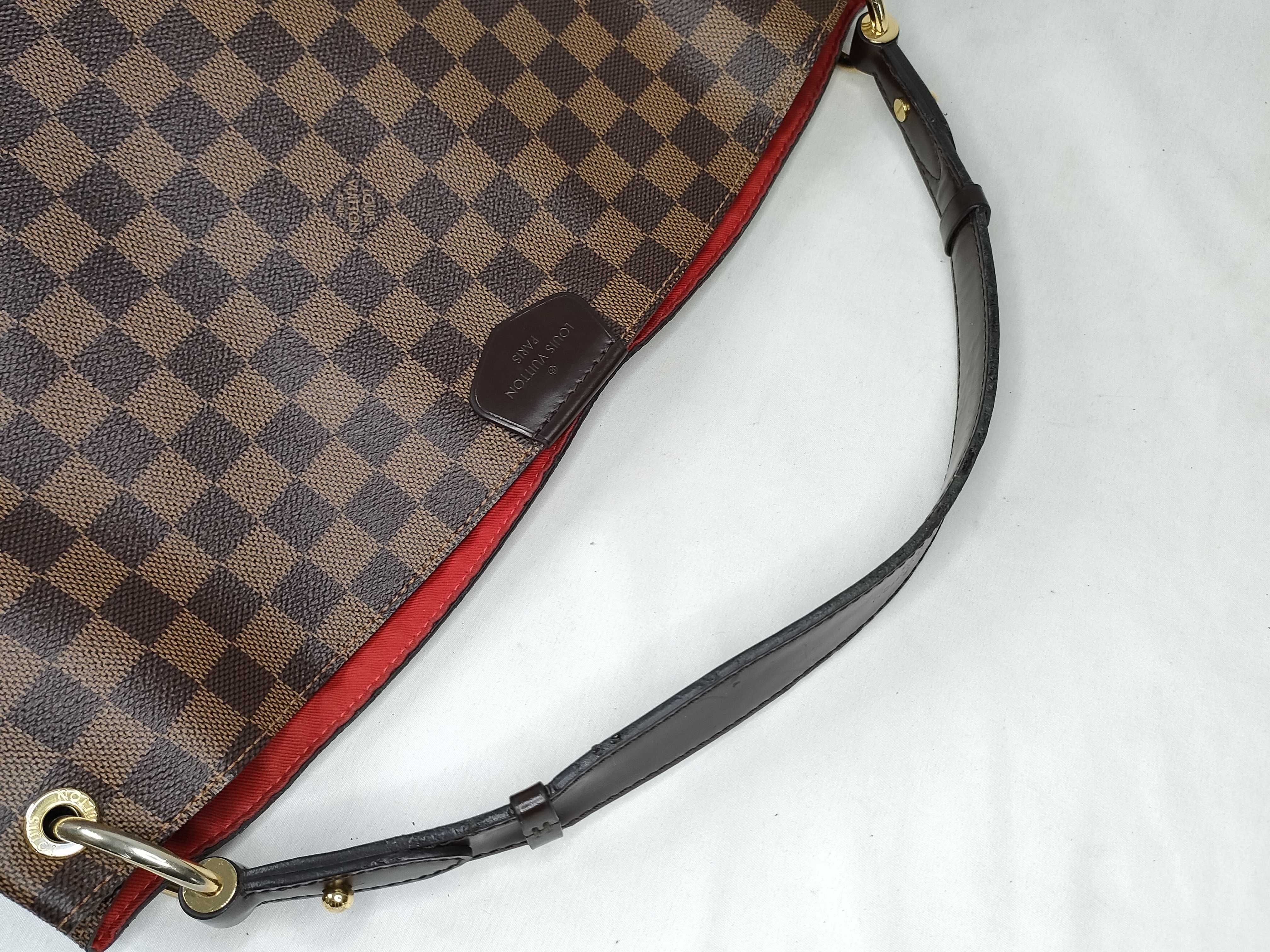 Damier Louis Vuitton Tote Bag One Shoulder Graceful Damier Bag Shoulder Bag — view 3