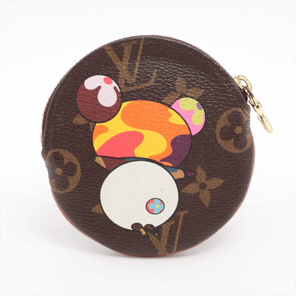 Monogram Panda Portemonnaie Rond M61928 CT0094 Brown Coin Case — view 2