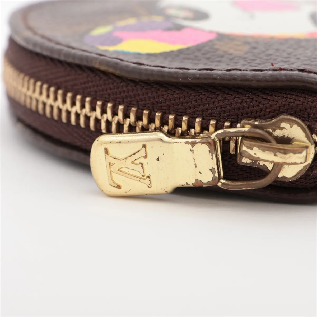 Monogram Panda Portemonnaie Rond M61928 CT0094 Brown Coin Case — view 6