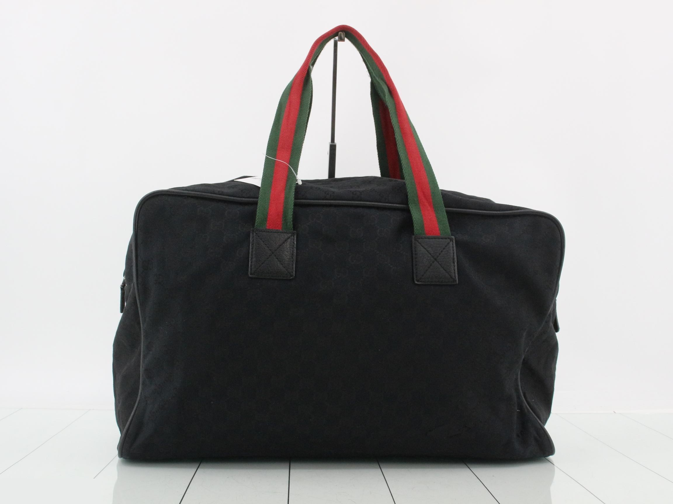 GG Canvas Sherry Line Duffle Bag (Bag) — view 2