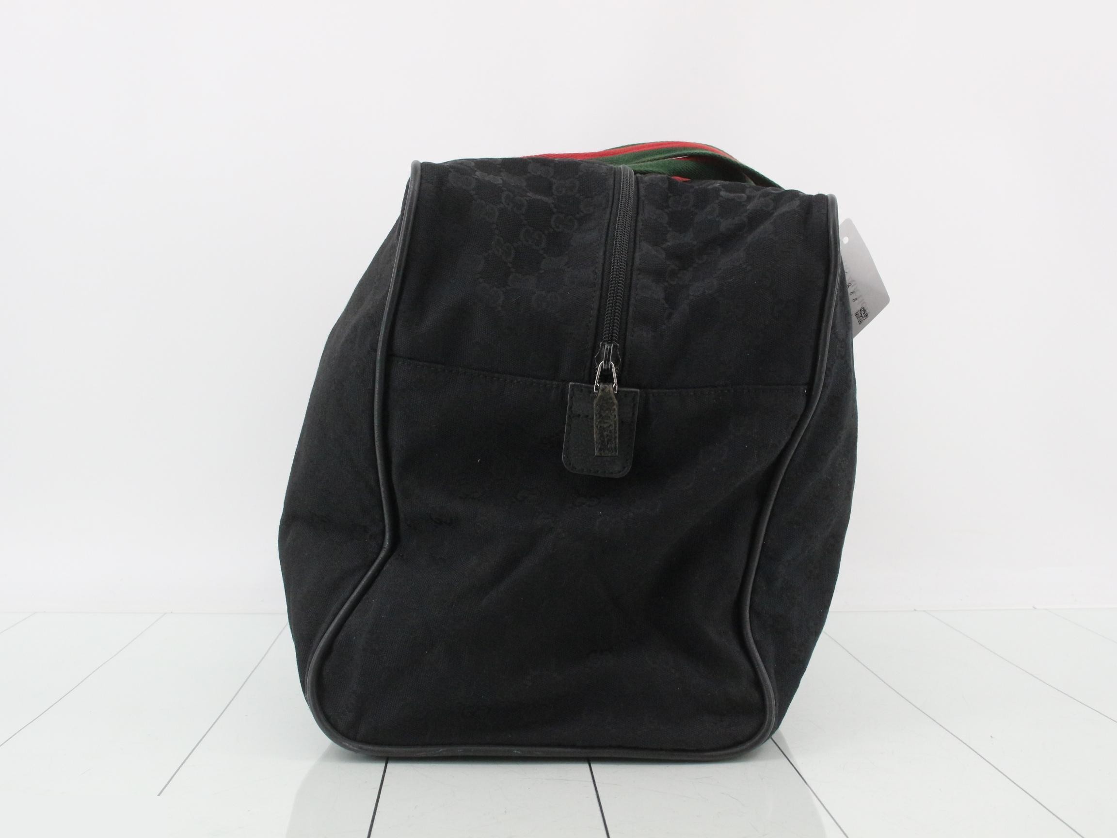 GG Canvas Sherry Line Duffle Bag (Bag) — view 3