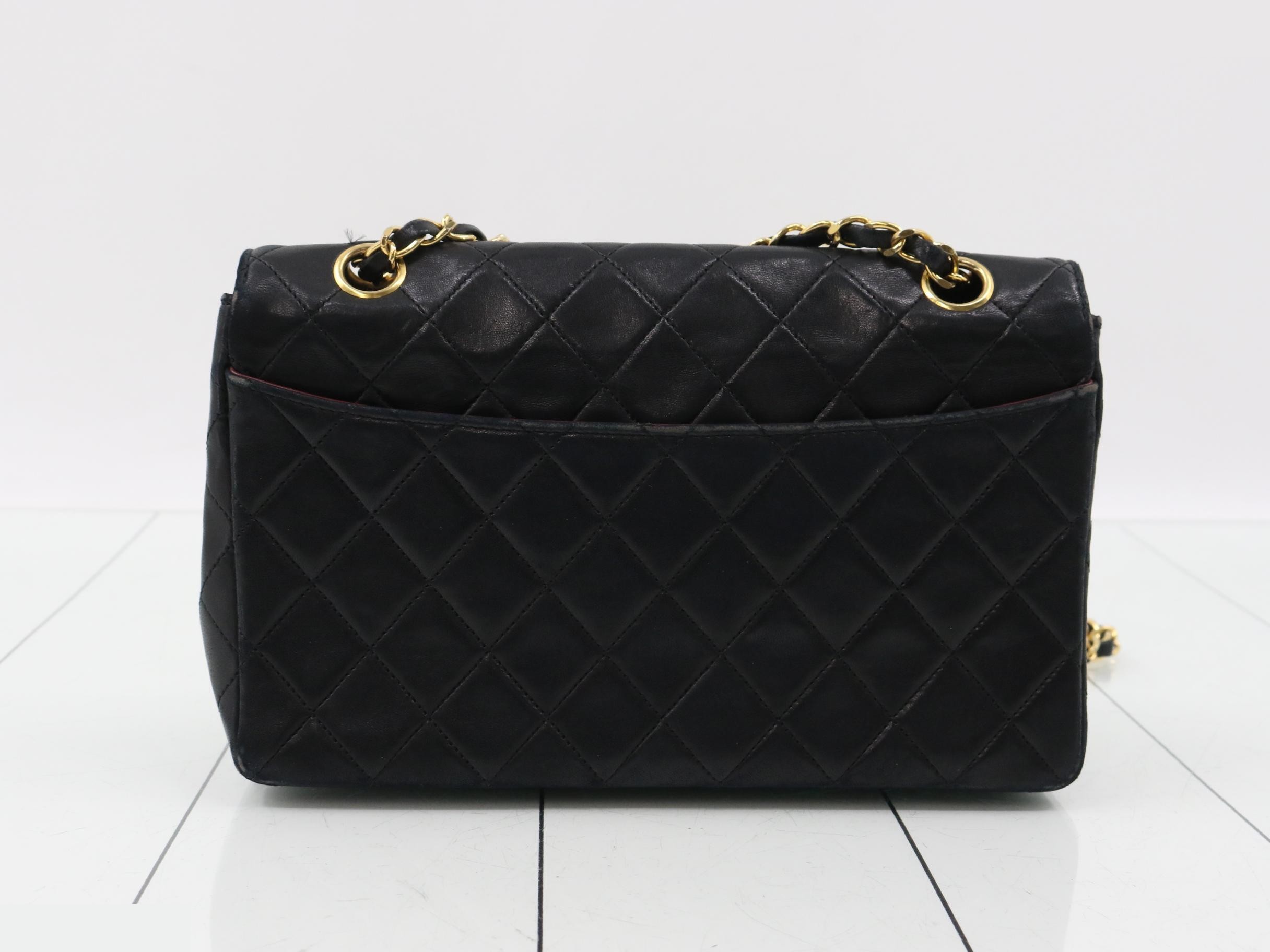 Matelassé Single Flap Double Chain Shoulder Bag — view 2