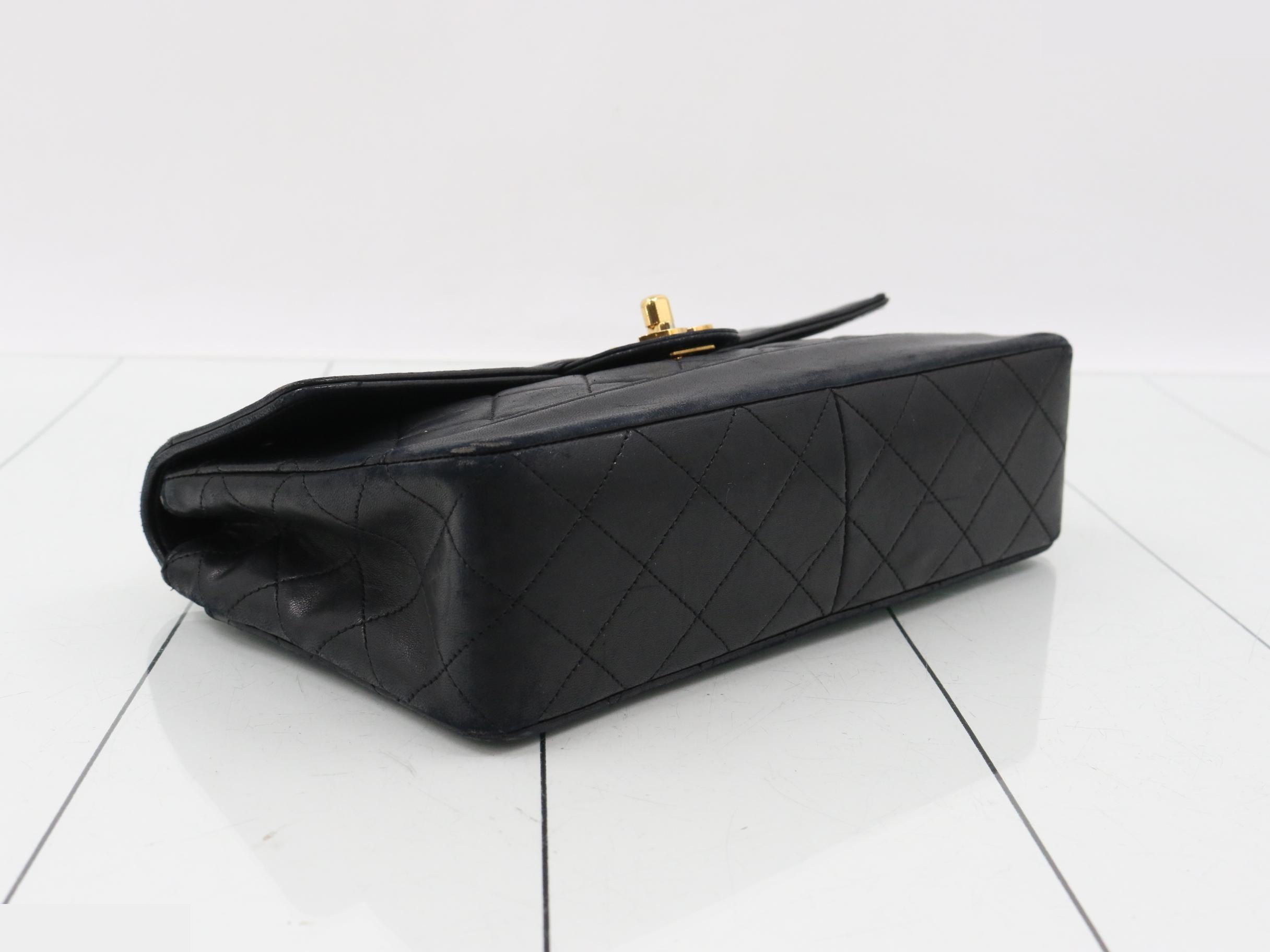 Matelassé Single Flap Double Chain Shoulder Bag — view 5