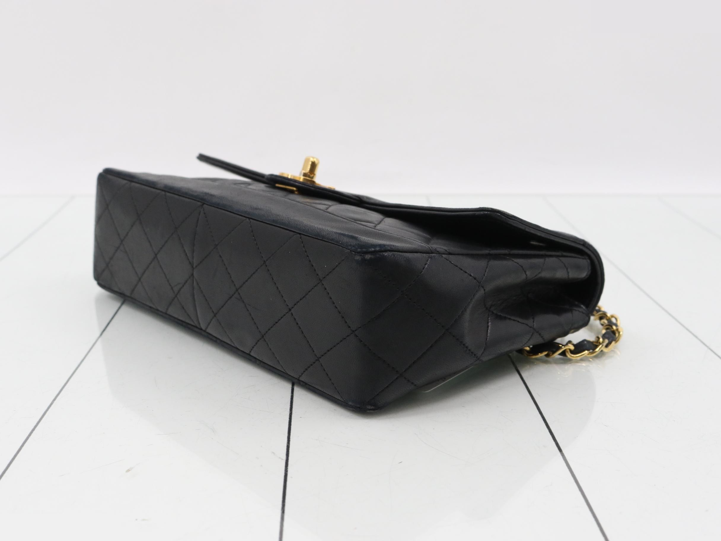 Matelassé Single Flap Double Chain Shoulder Bag — view 6