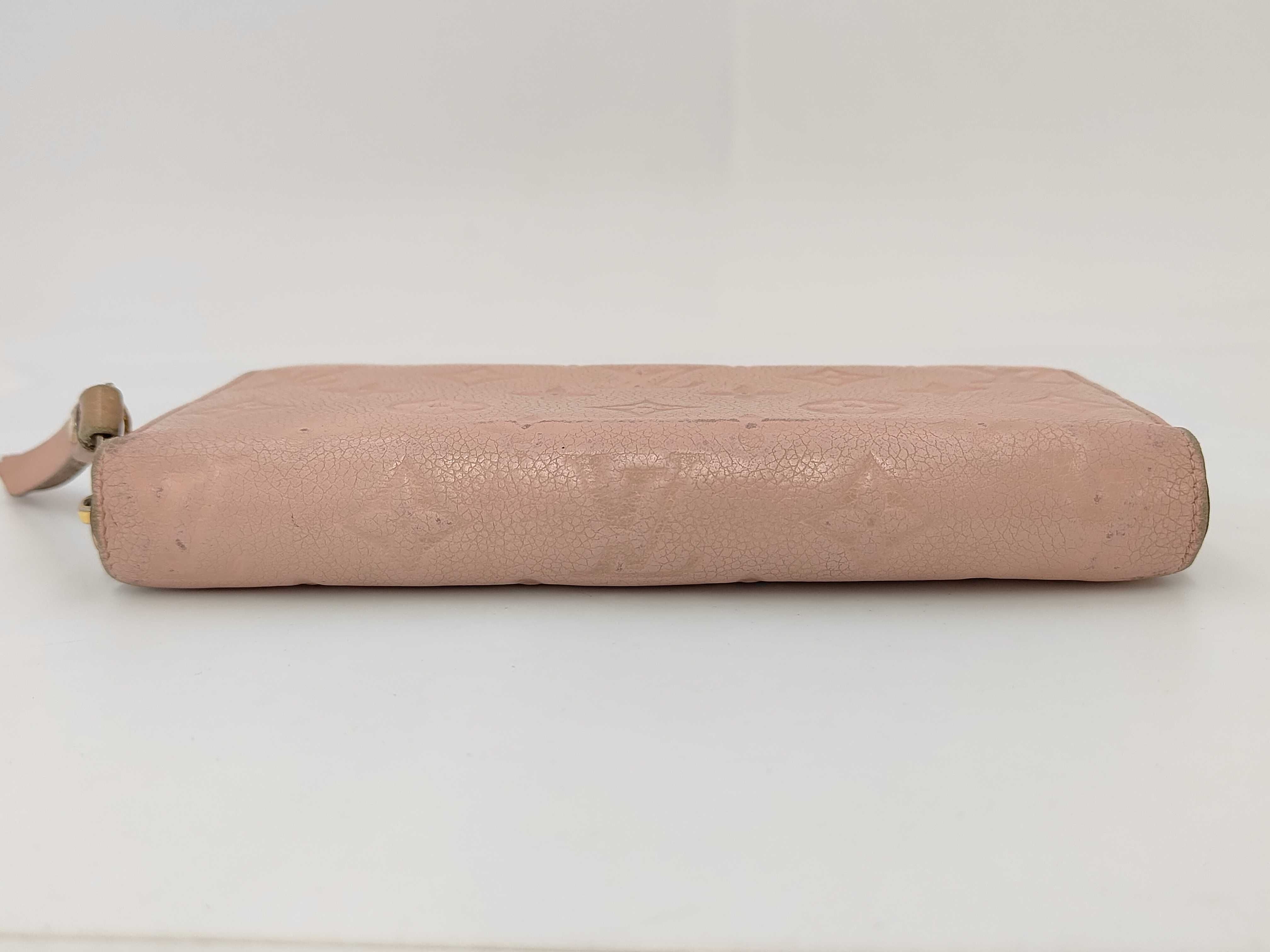 Zippy Wallet Monogram Empreinte Rose Poudre Wallet — view 3