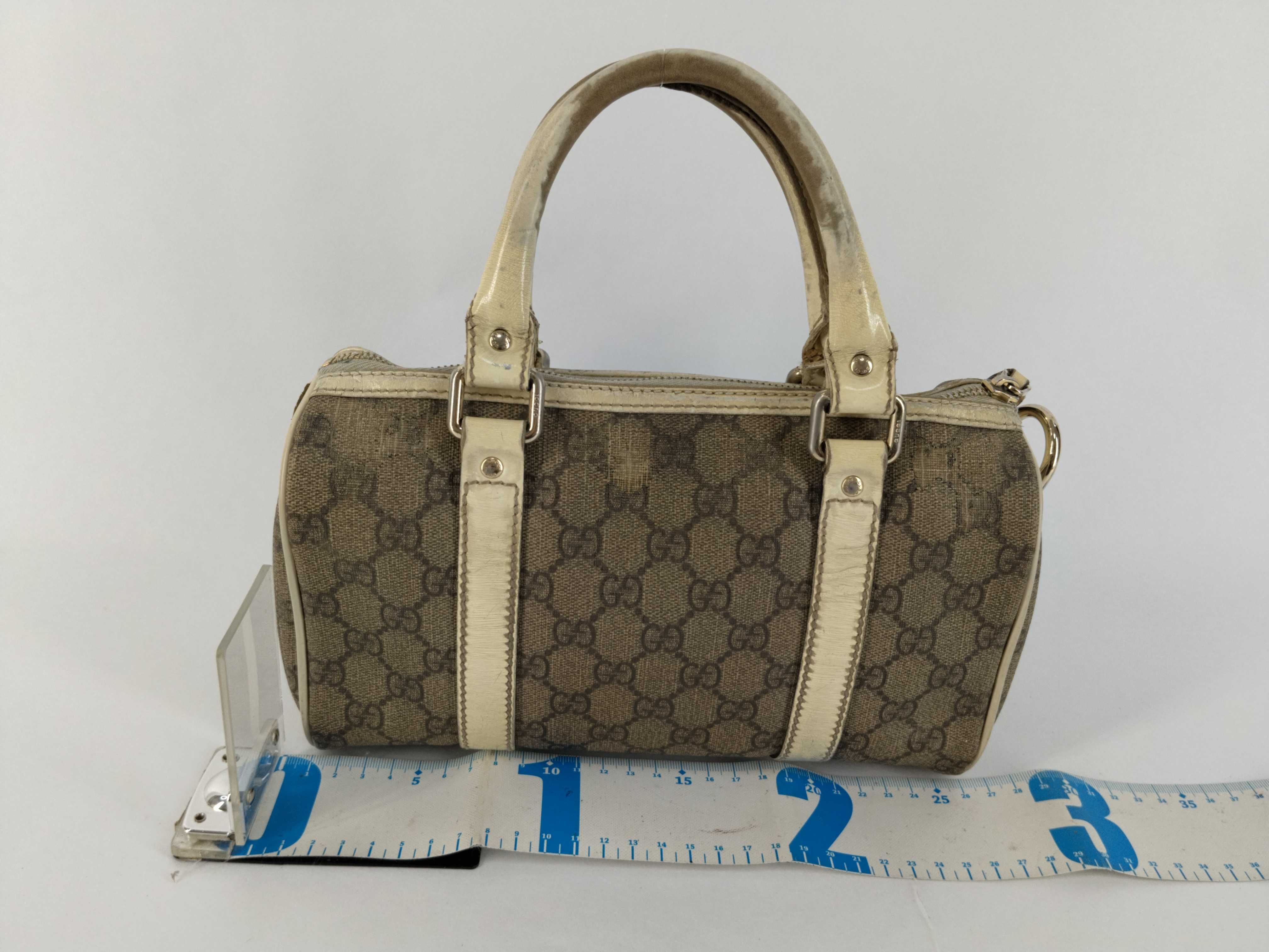 GG Canvas Mini Handbag, Beige x Ivory — view 2
