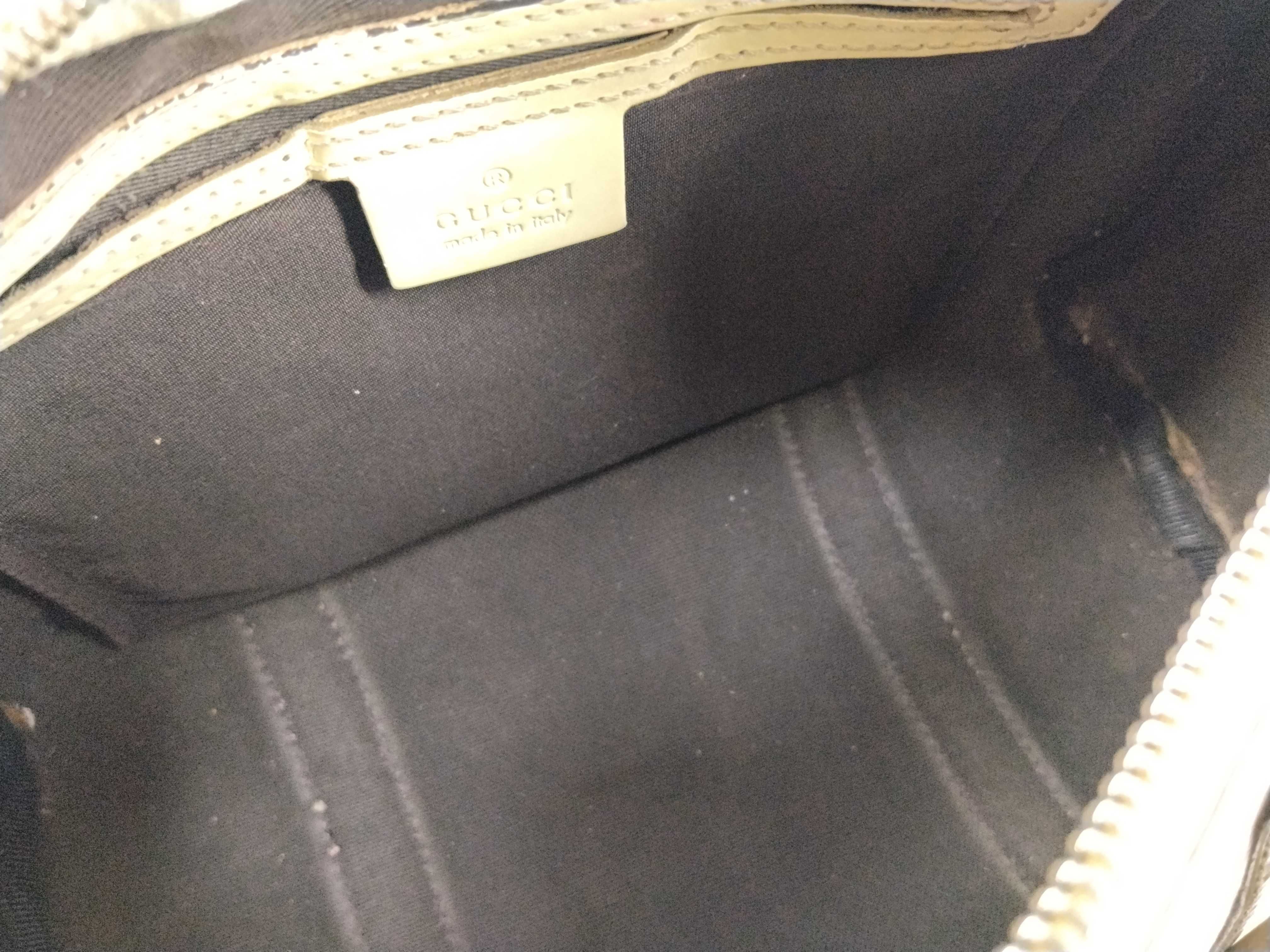 GG Canvas Mini Handbag, Beige x Ivory — view 11