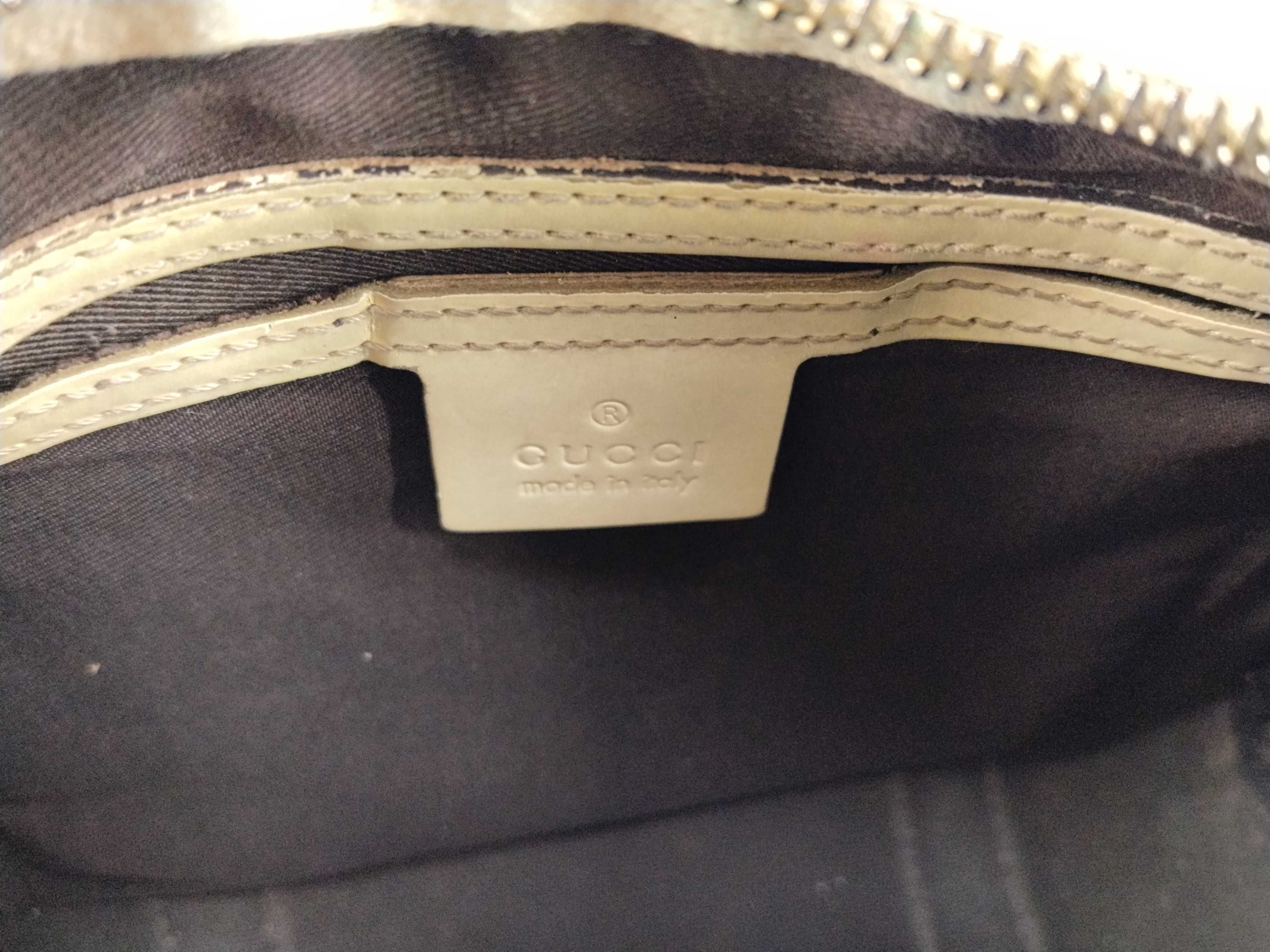 GG Canvas Mini Handbag, Beige x Ivory — view 12