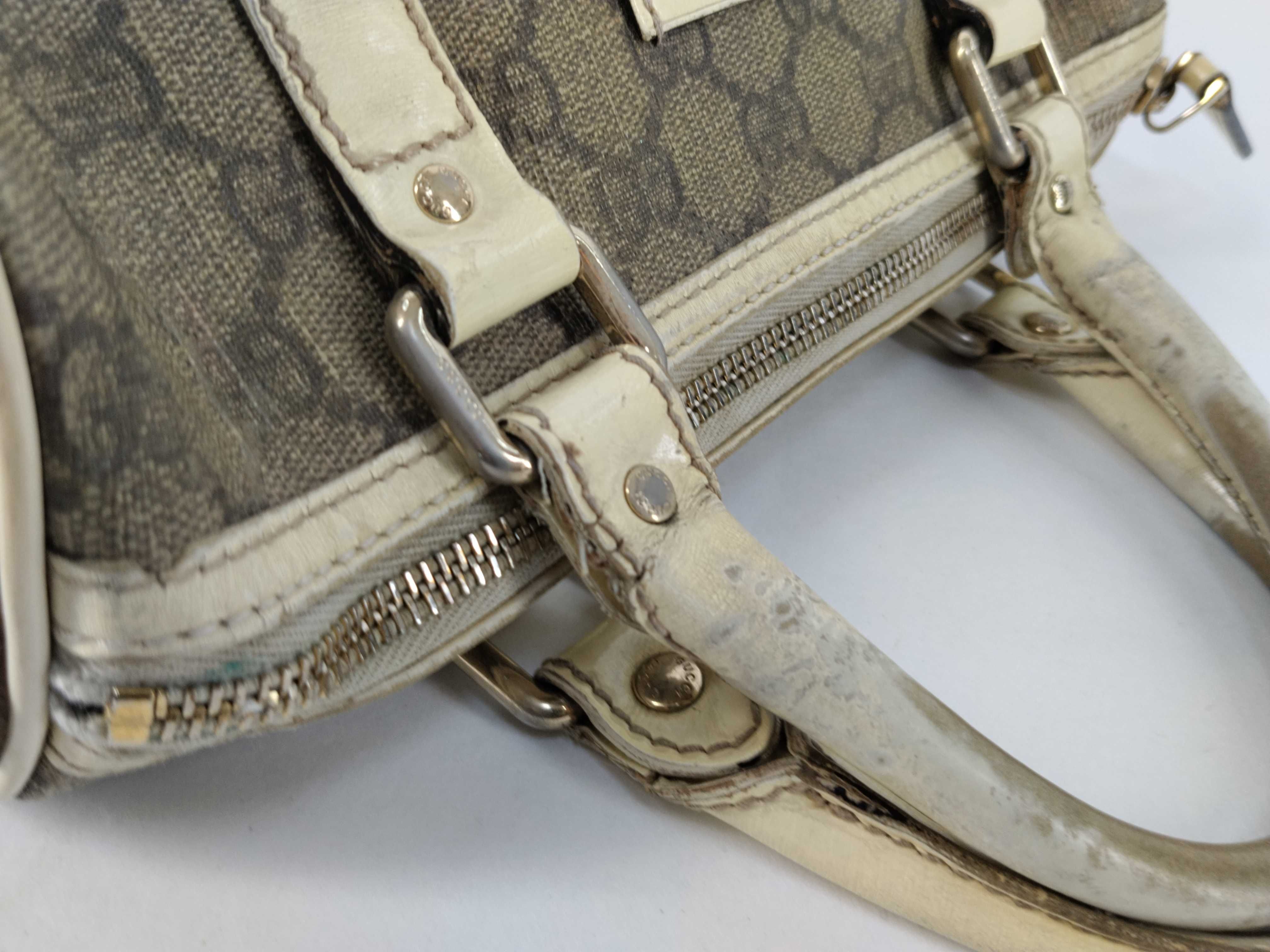 GG Canvas Mini Handbag, Beige x Ivory — view 5