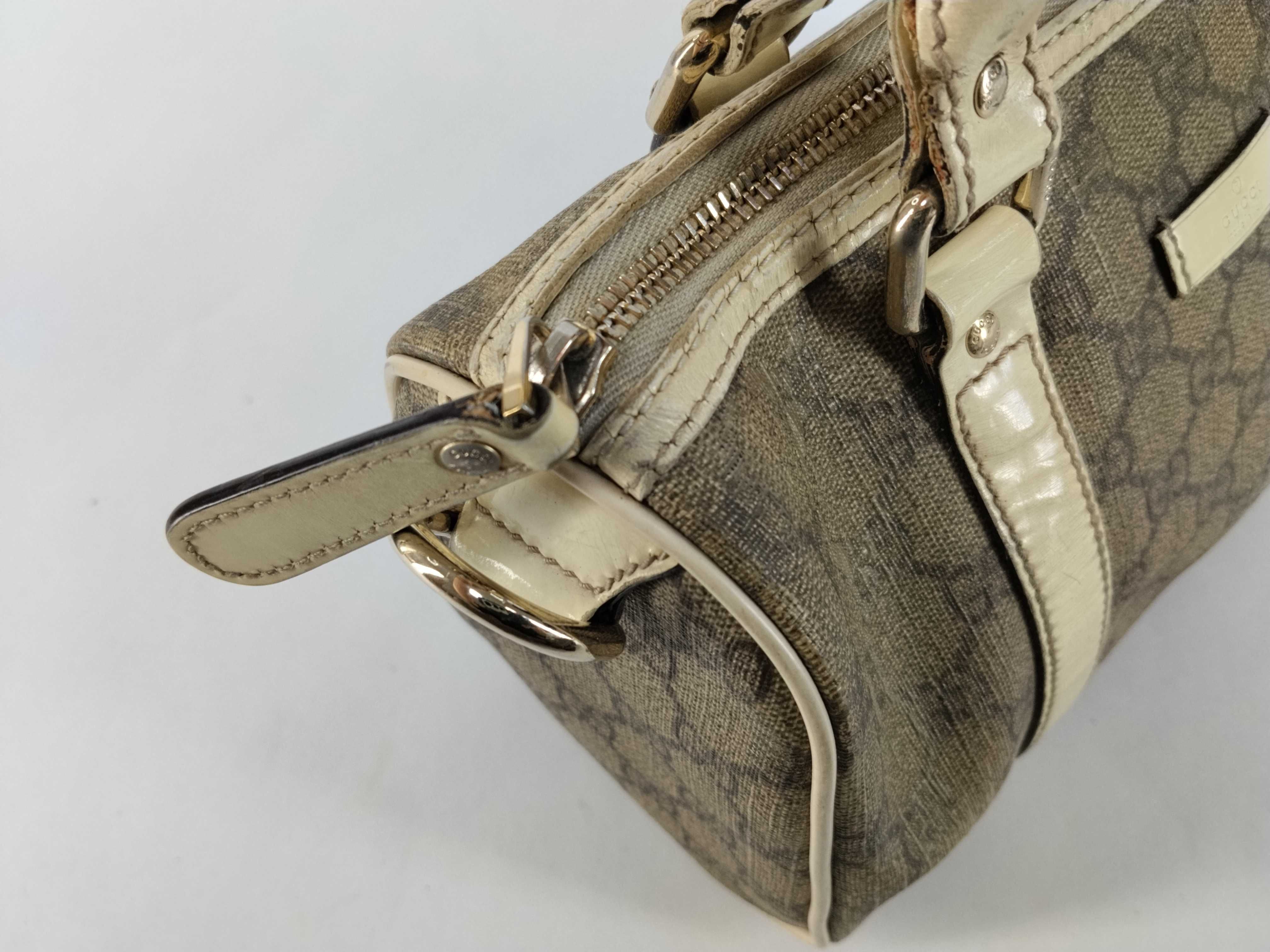 GG Canvas Mini Handbag, Beige x Ivory — view 8