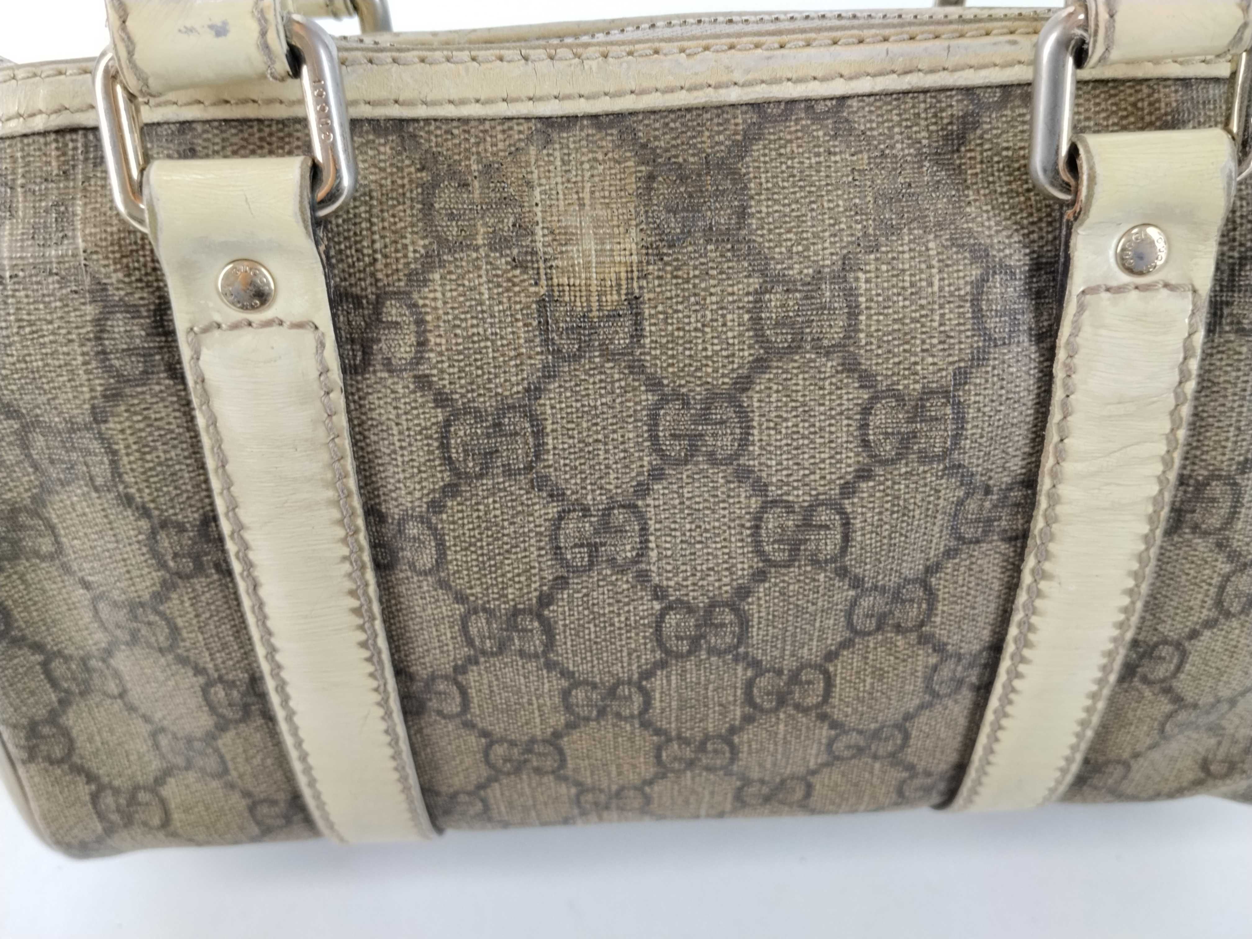 GG Canvas Mini Handbag, Beige x Ivory — view 9