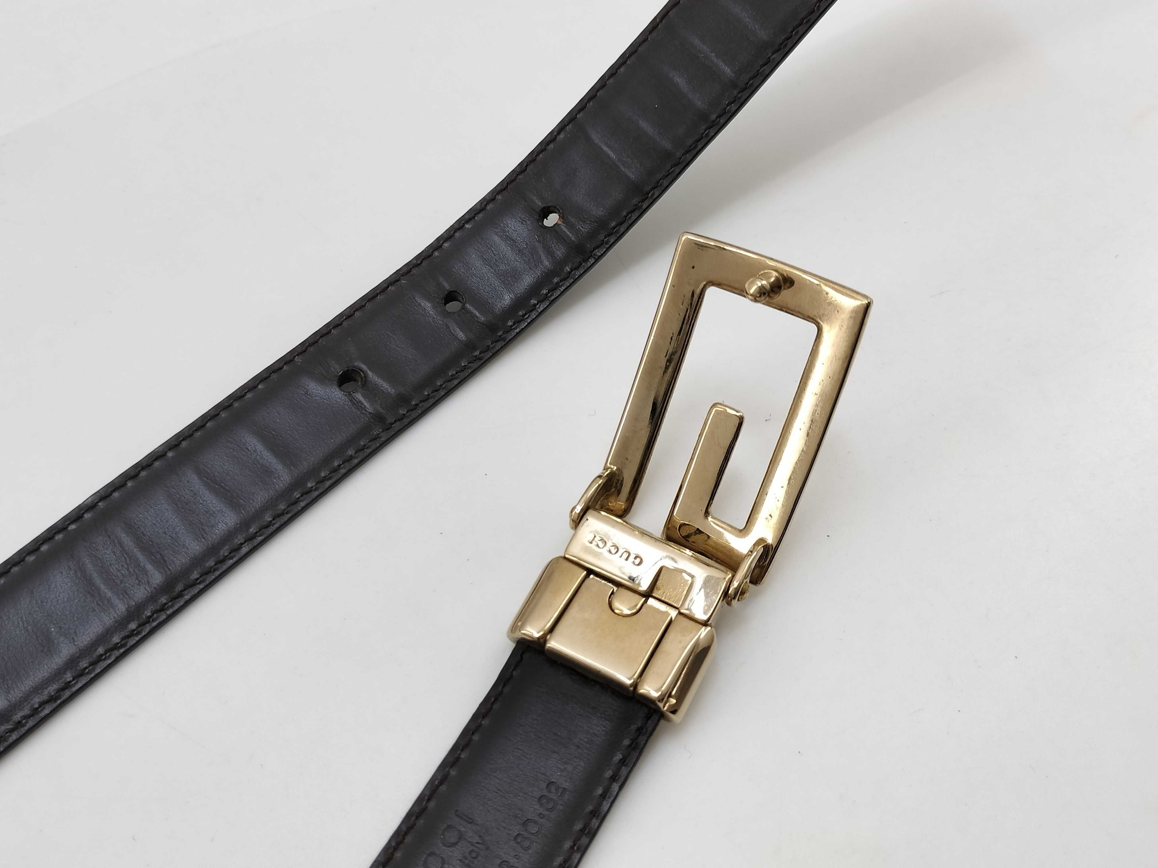 Leather Belt, Black — view 5
