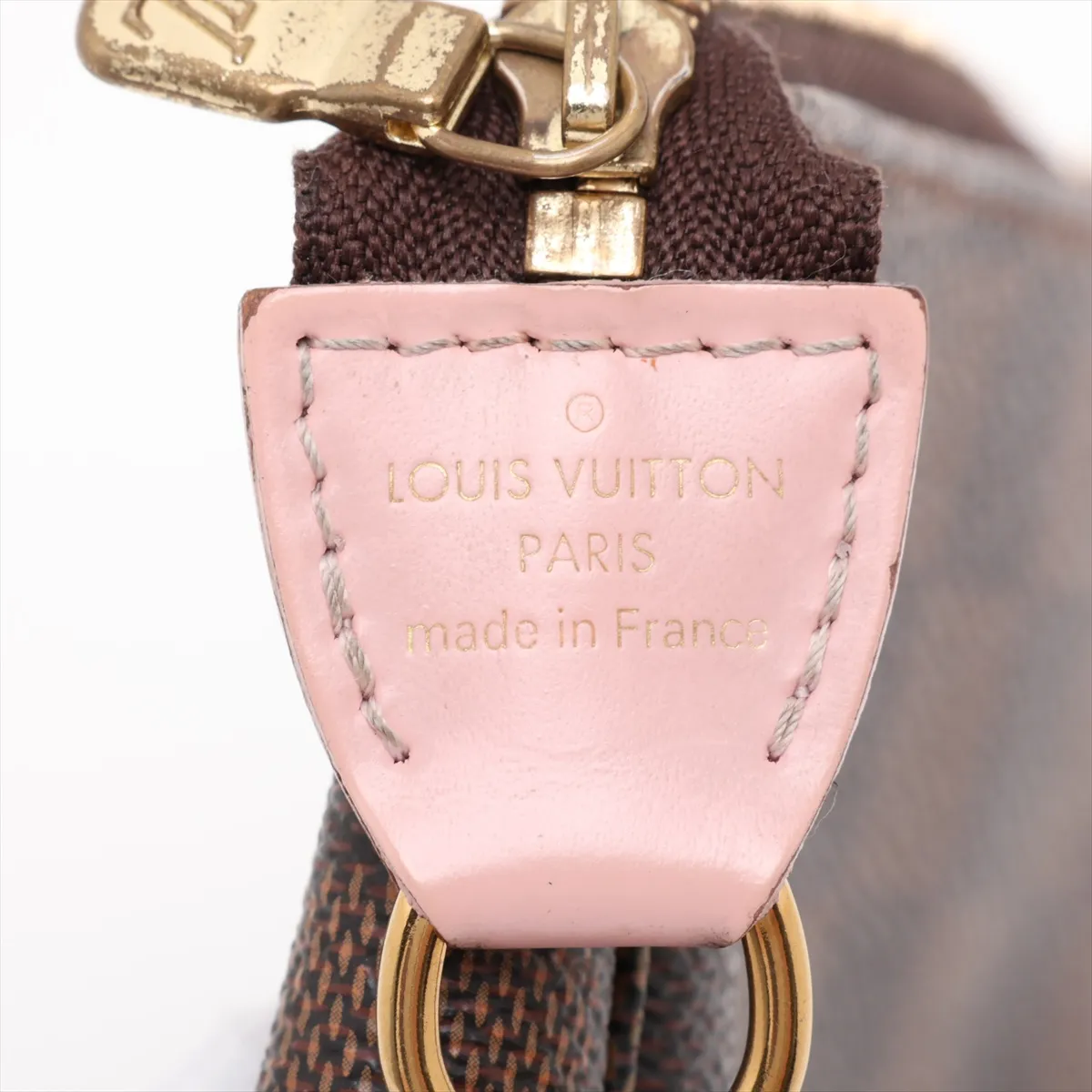 Damier Vivienne Mini Pochette Accessoires N60402 SF4260 Brown — view 7