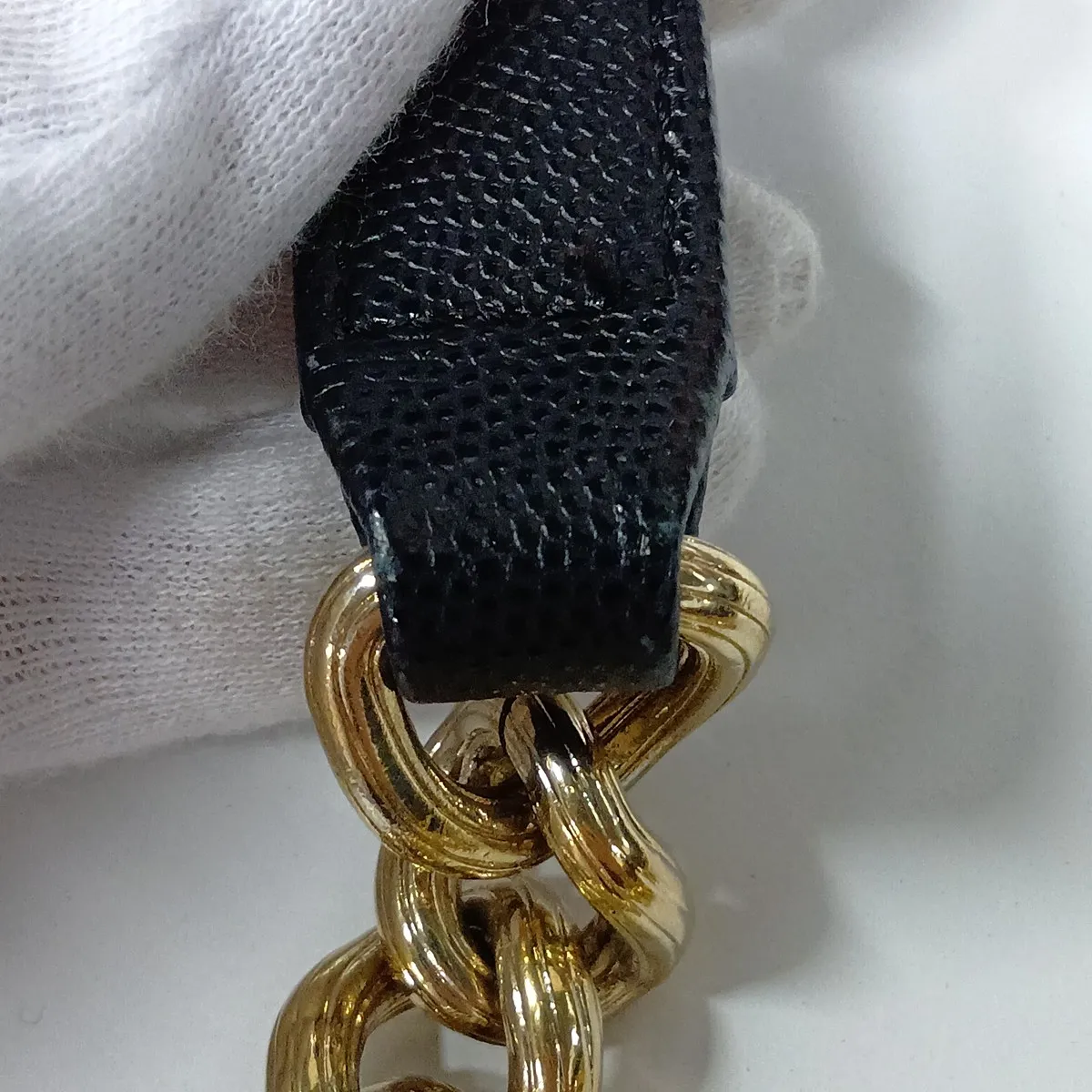 Boy Chanel 25 Caviar Skin Chain Shoulder Bag, Black with Gold Hardware, 23966794, Serial Number 23, A67086 — view 12