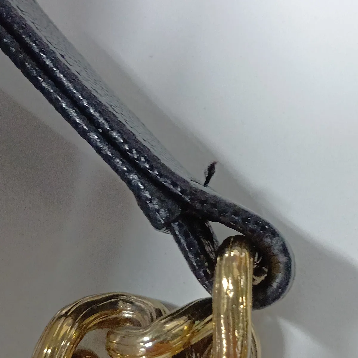 Boy Chanel 25 Caviar Skin Chain Shoulder Bag, Black with Gold Hardware, 23966794, Serial Number 23, A67086 — view 13