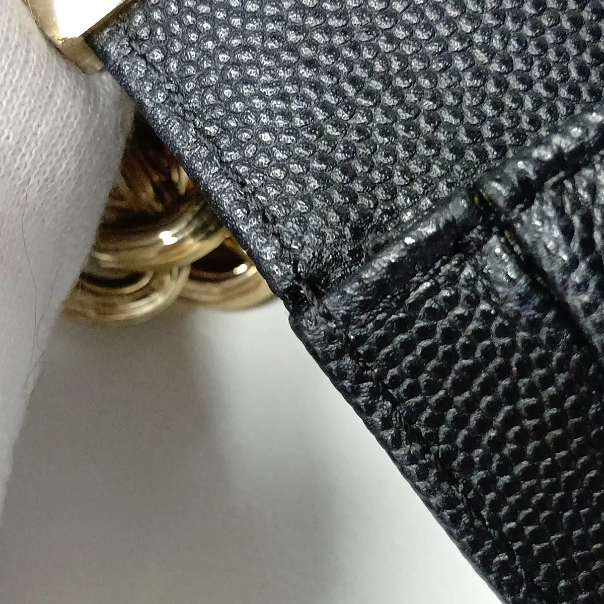 Boy Chanel 25 Caviar Skin Chain Shoulder Bag, Black with Gold Hardware, 23966794, Serial Number 23, A67086 — view 15