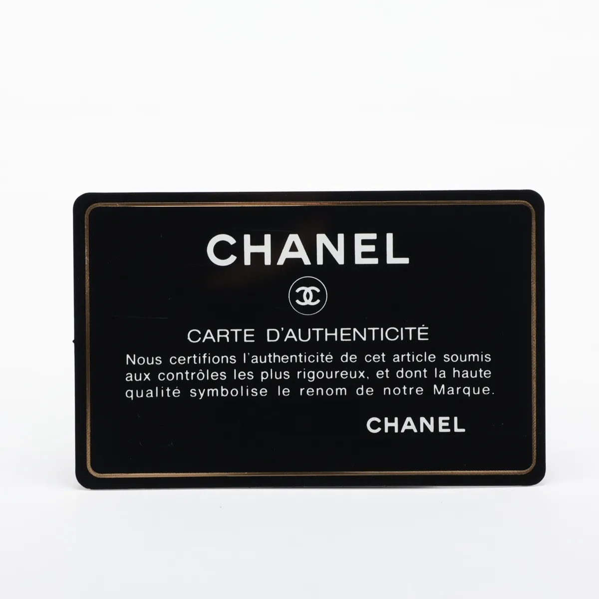 Boy Chanel 25 Caviar Skin Chain Shoulder Bag, Black with Gold Hardware, 23966794, Serial Number 23, A67086 — view 10