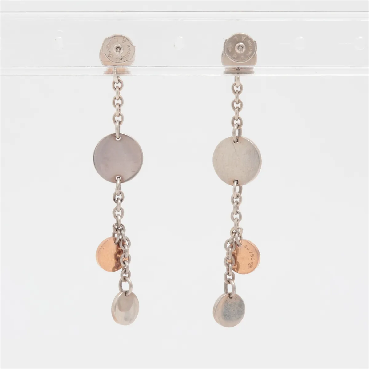 Confetti Earrings (for both ears) 925 x 750 mm 6.8g Gold x Silver — view 2