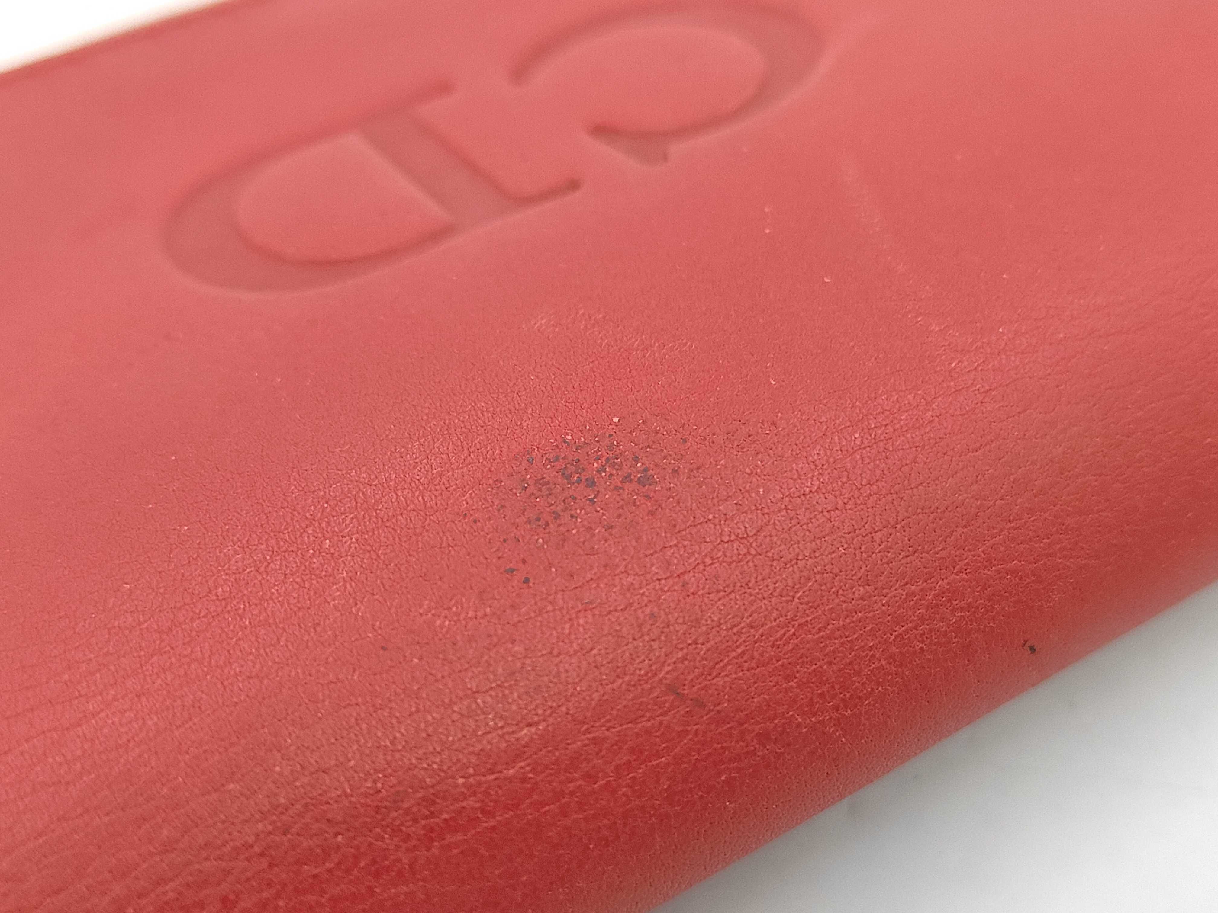 bi-fold wallet, coin purse, leather, red. — view 4