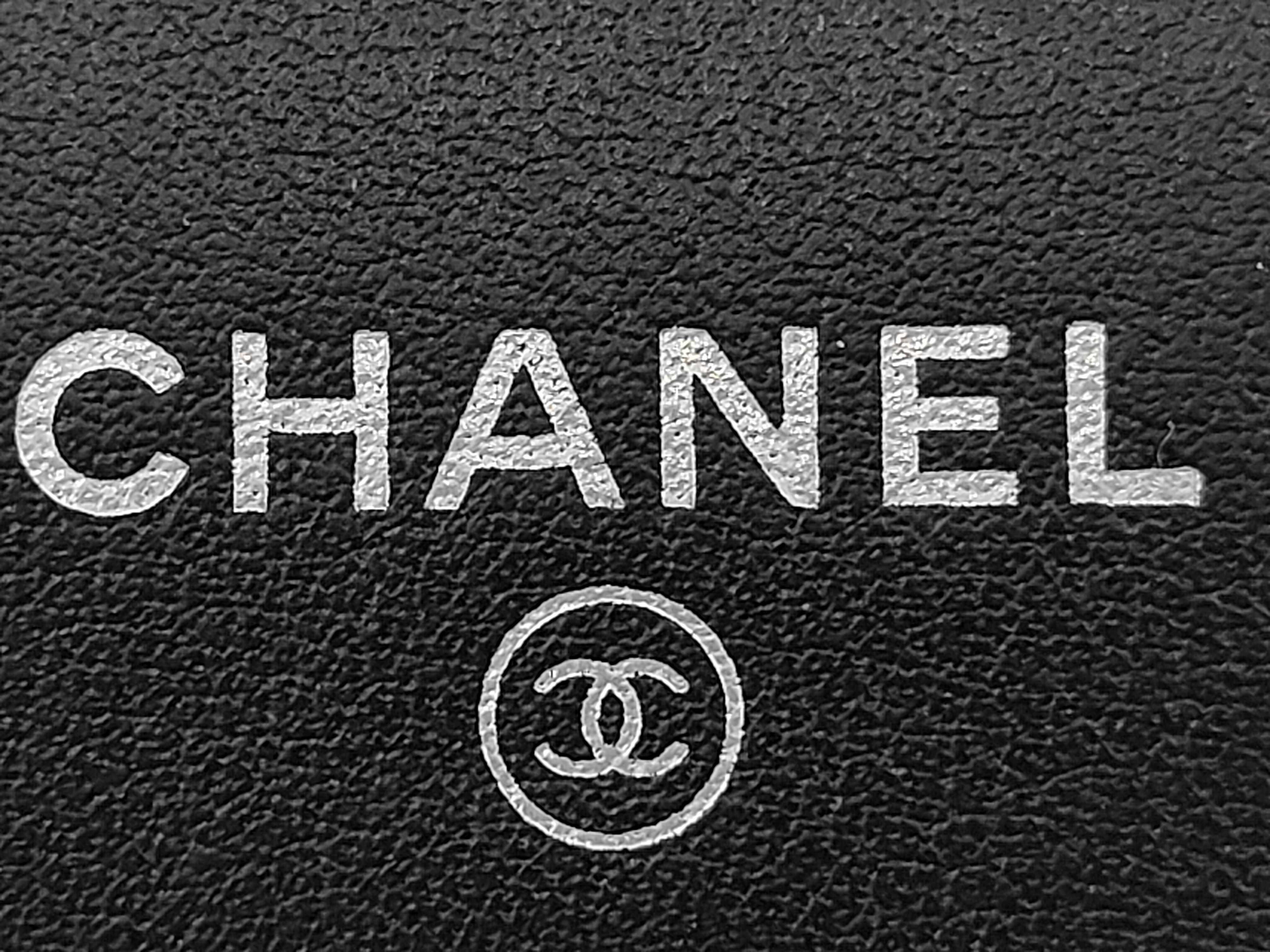 Boy Chanel Lambskin Chain Wallet Shoulder Bag Black Shoulder Bag — view 8