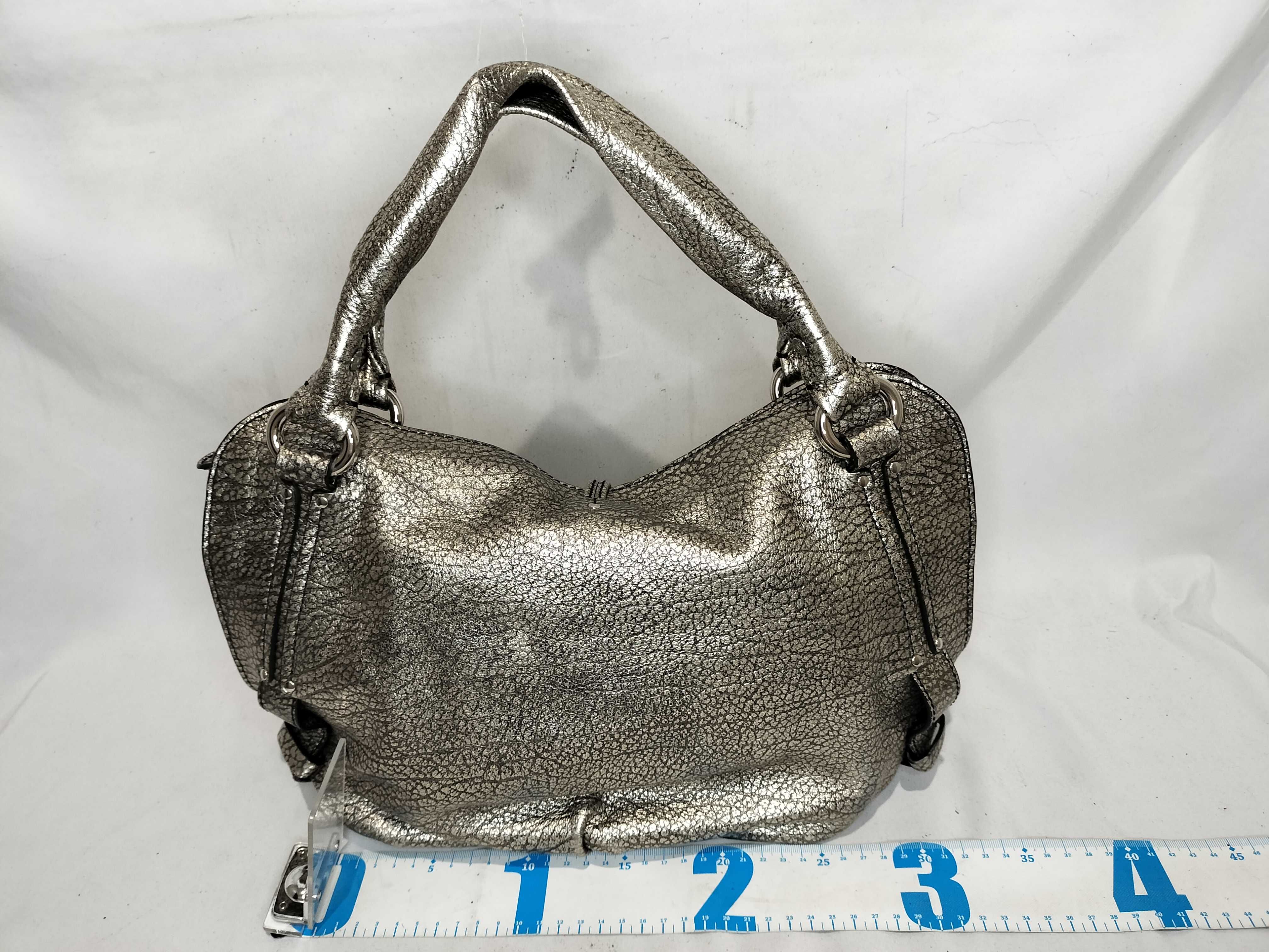 Leather Bittersweet Handbag (Gold Tone) — view 2
