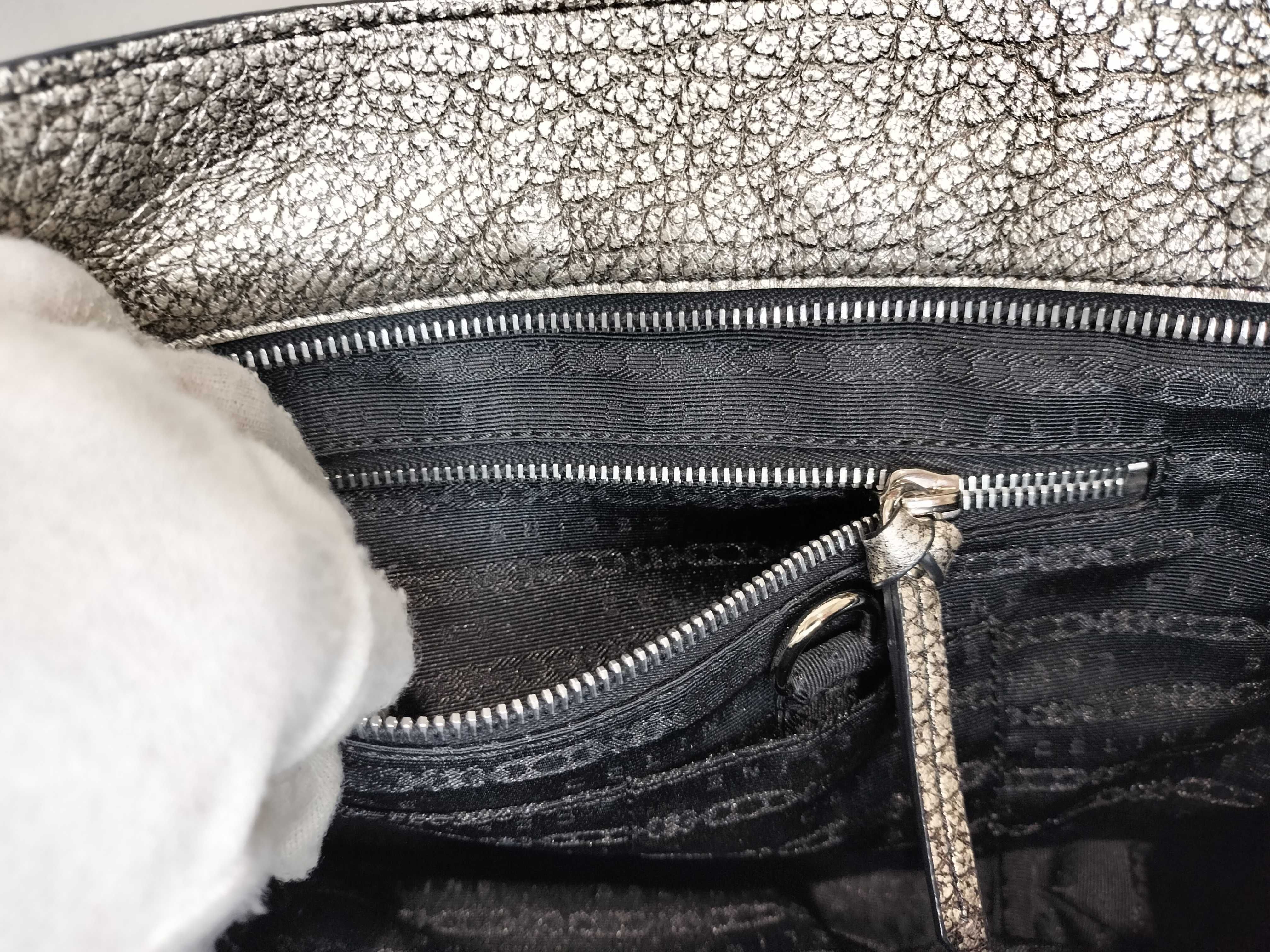 Leather Bittersweet Handbag (Gold Tone) — view 12
