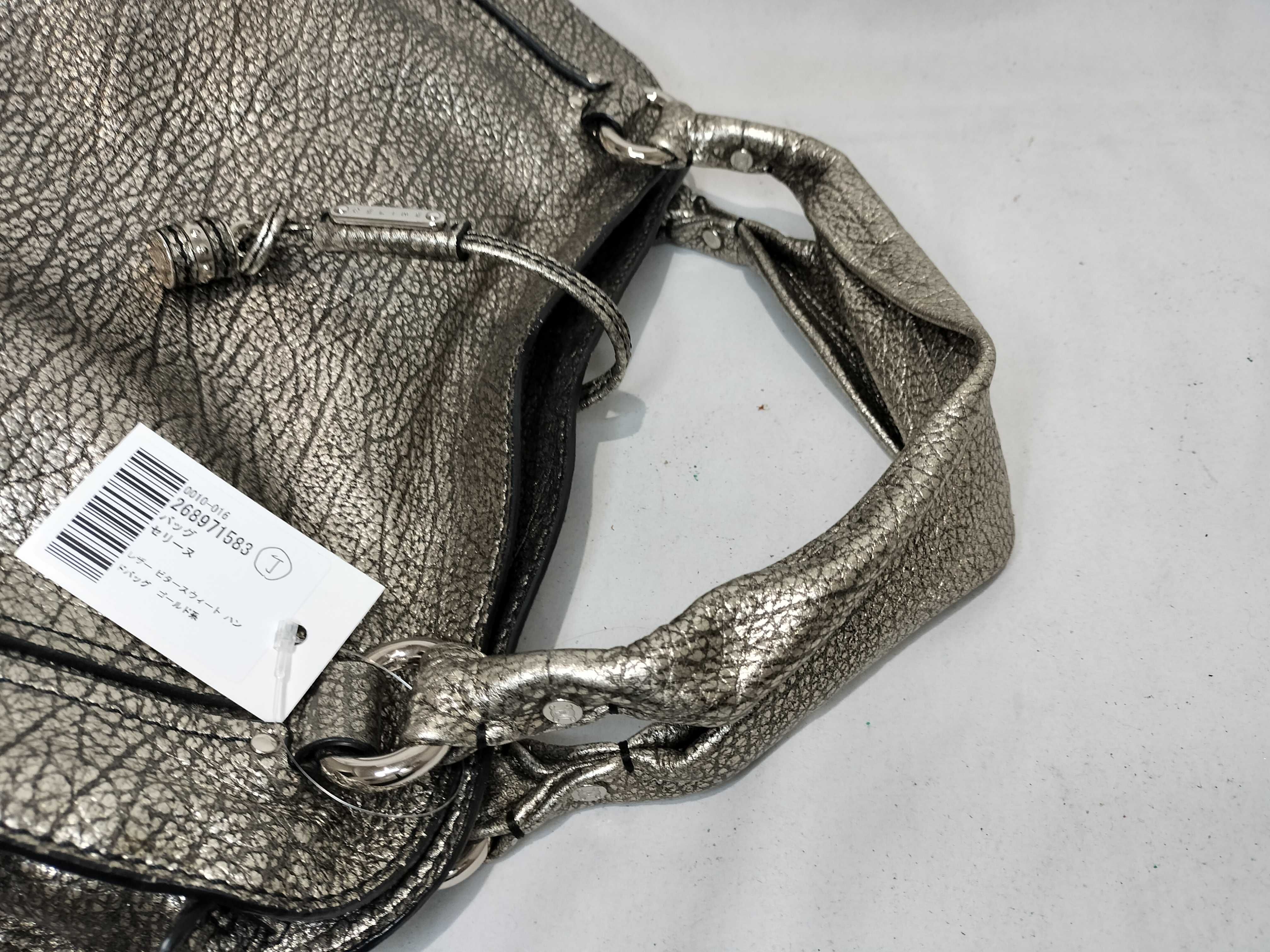 Leather Bittersweet Handbag (Gold Tone) — view 3