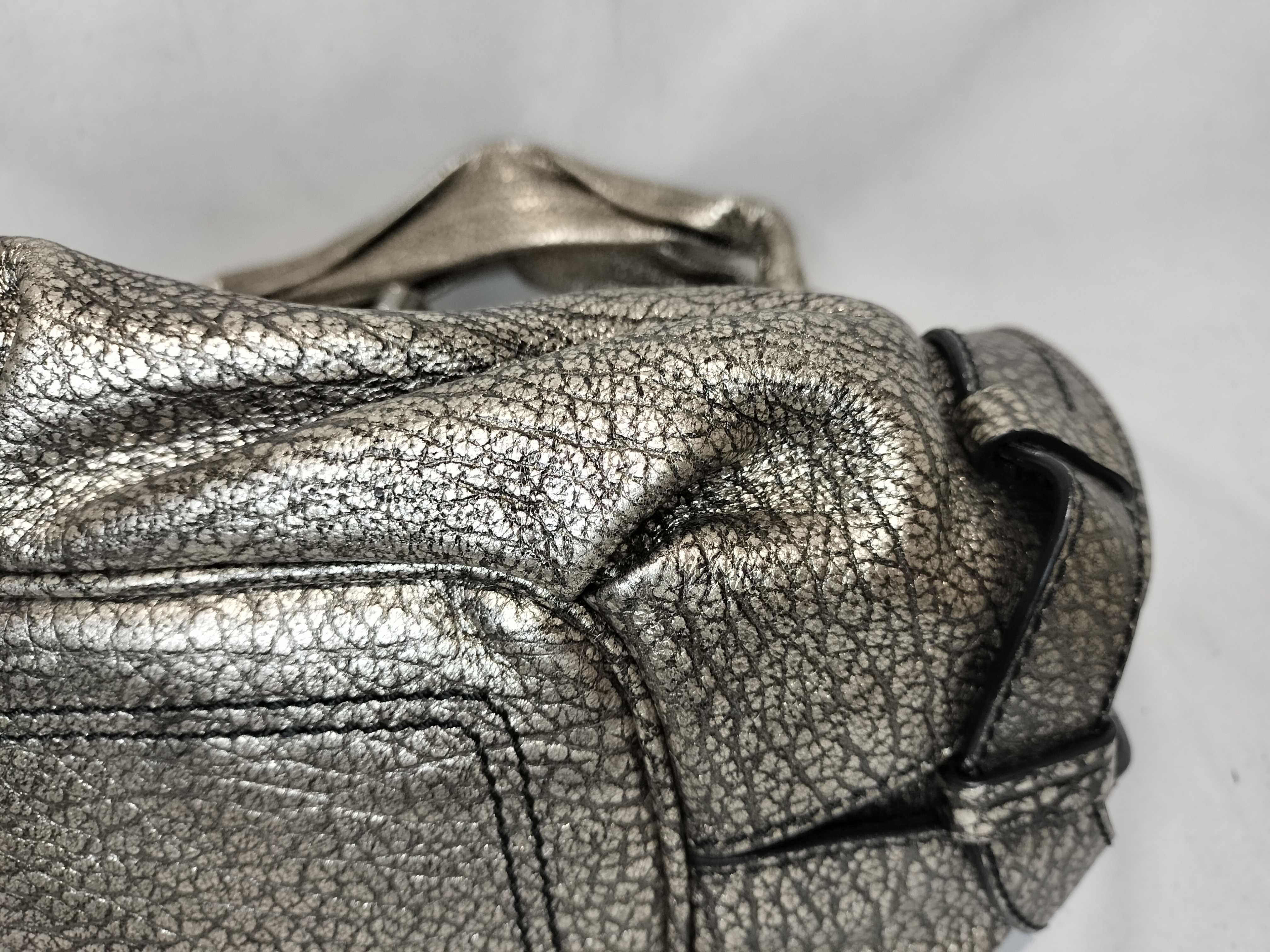 Leather Bittersweet Handbag (Gold Tone) — view 6