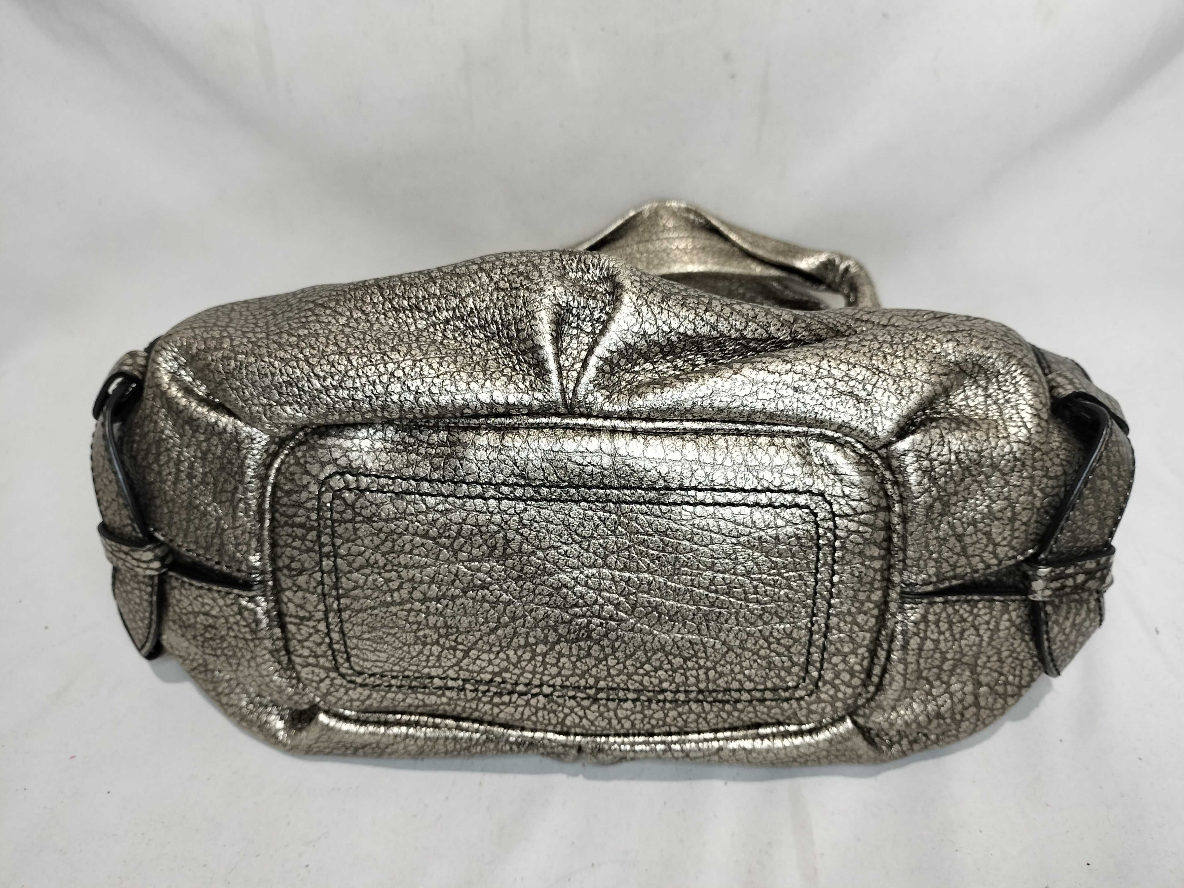 Leather Bittersweet Handbag (Gold Tone) — view 7
