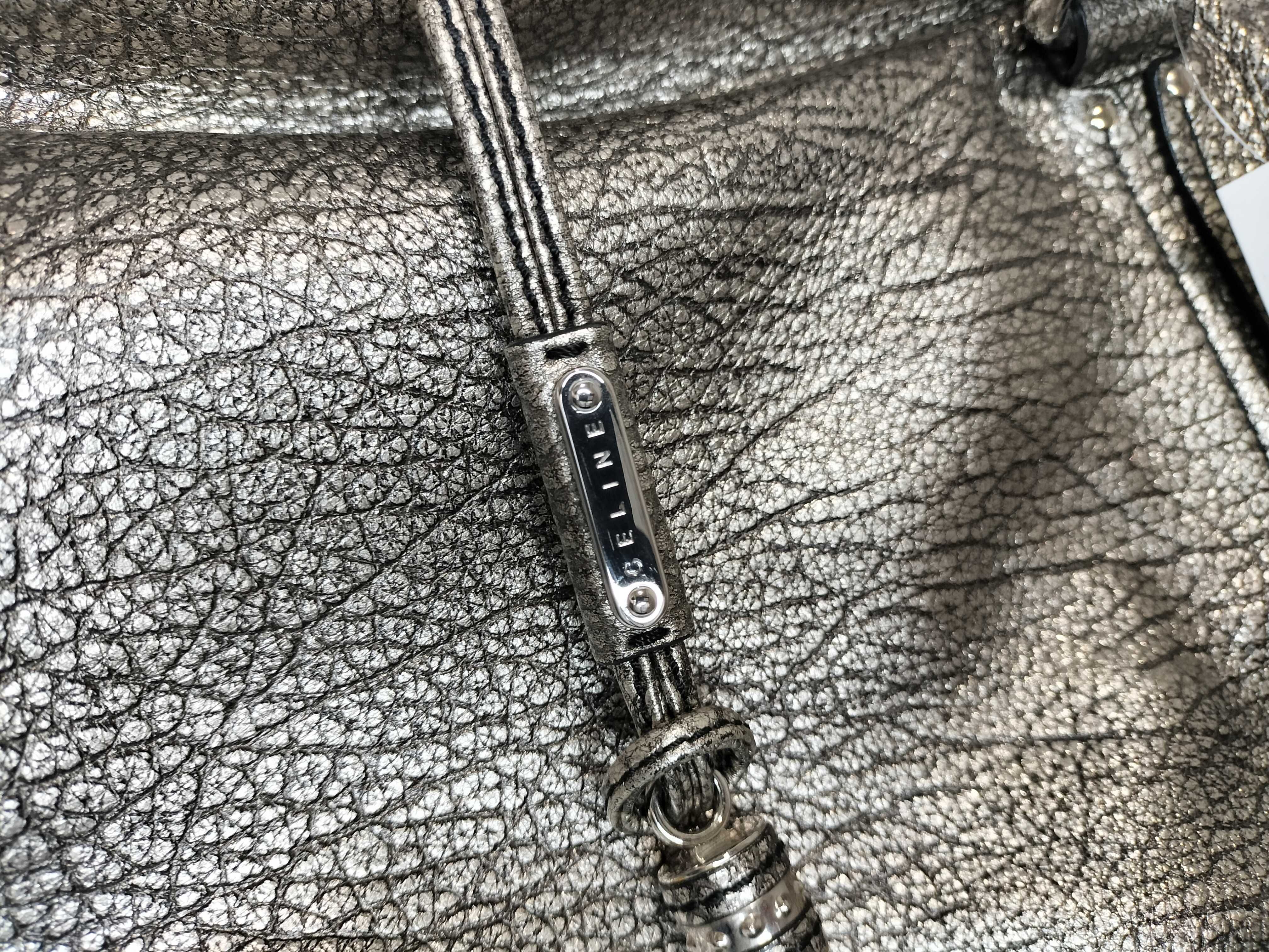 Leather Bittersweet Handbag (Gold Tone) — view 8