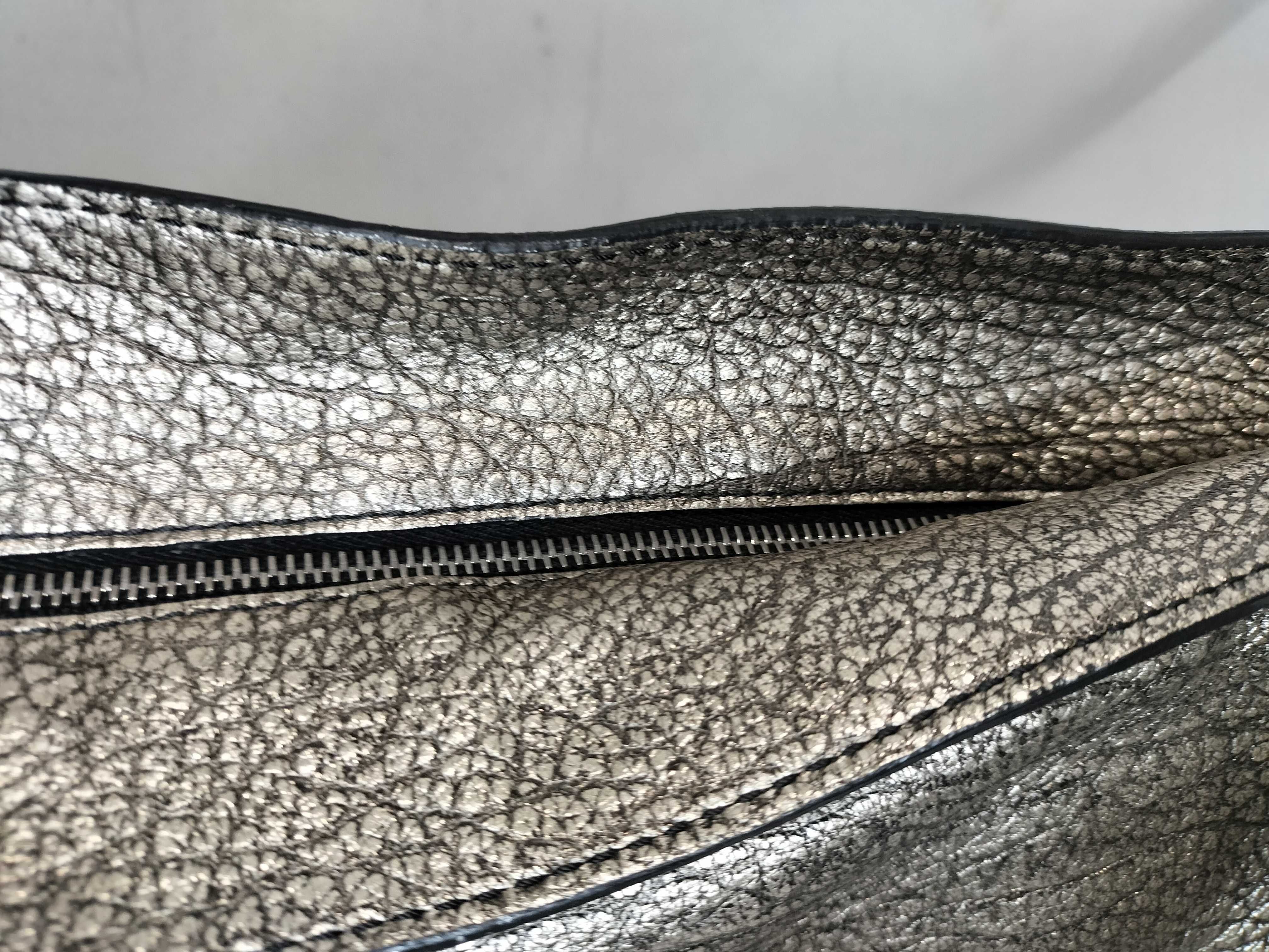 Leather Bittersweet Handbag (Gold Tone) — view 9