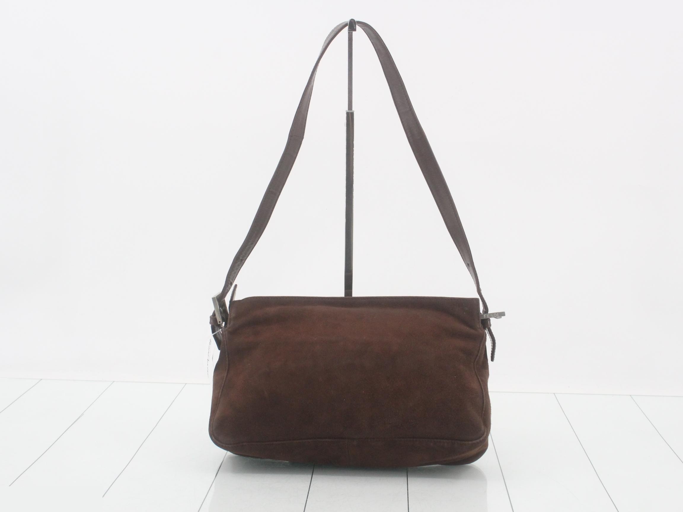 Mamma Baguette Suede Shoulder Bag — view 2