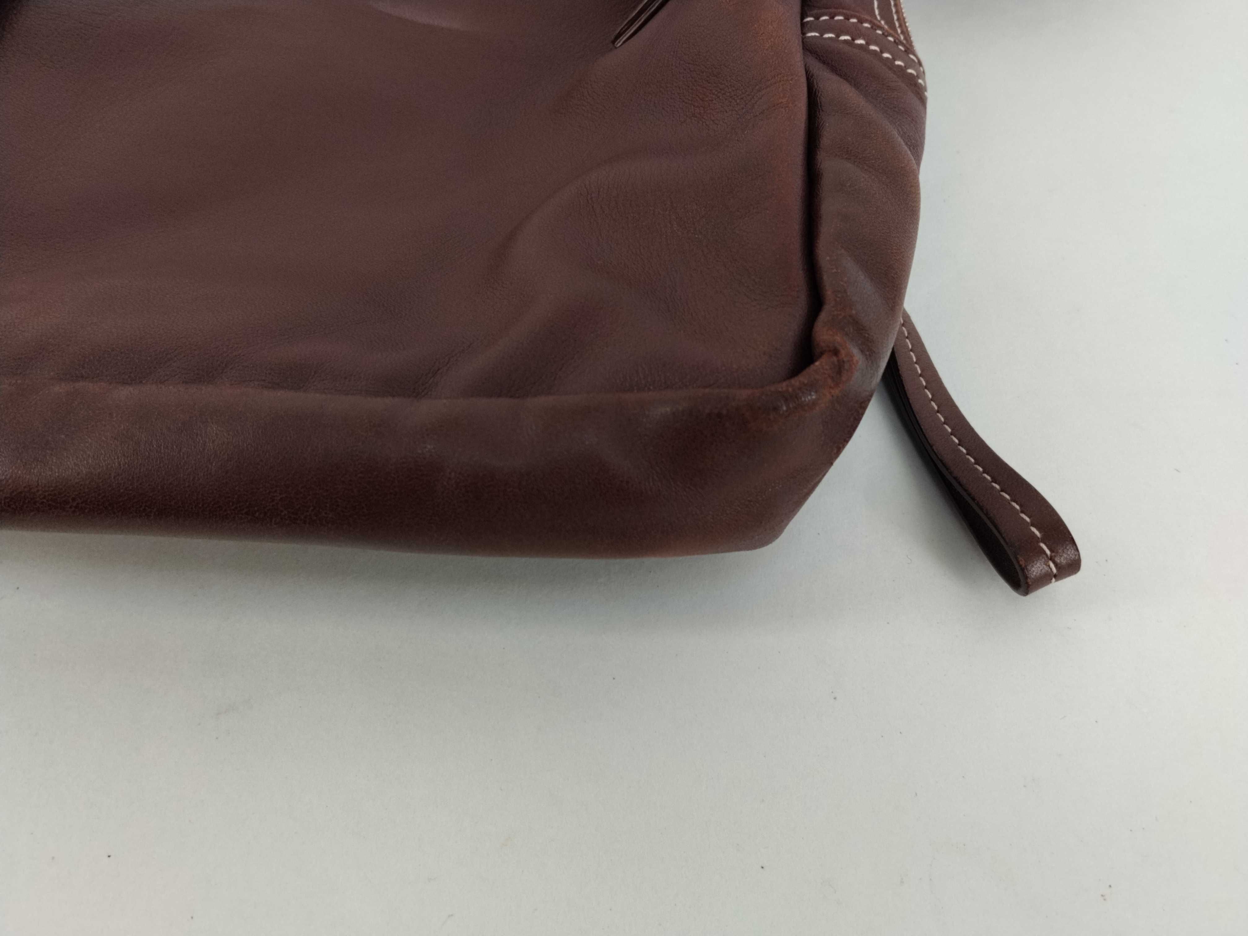 Rockstud Brown Yellow Leather Shoulder Bag (ST, booklet, and dust bag included) — view 6