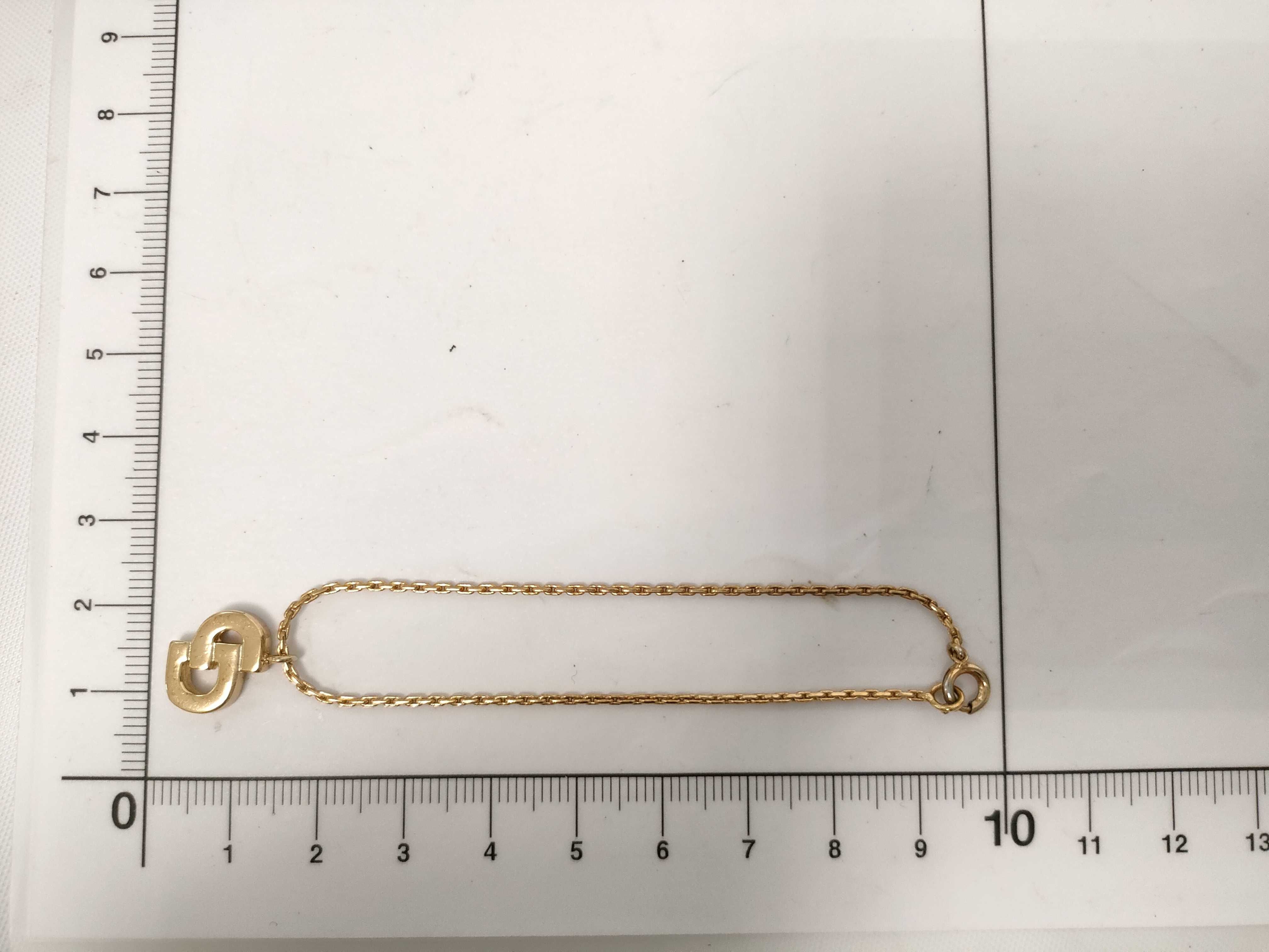 Christian Bracelet CD Logo Gold Bracelet/Bangle — view 10