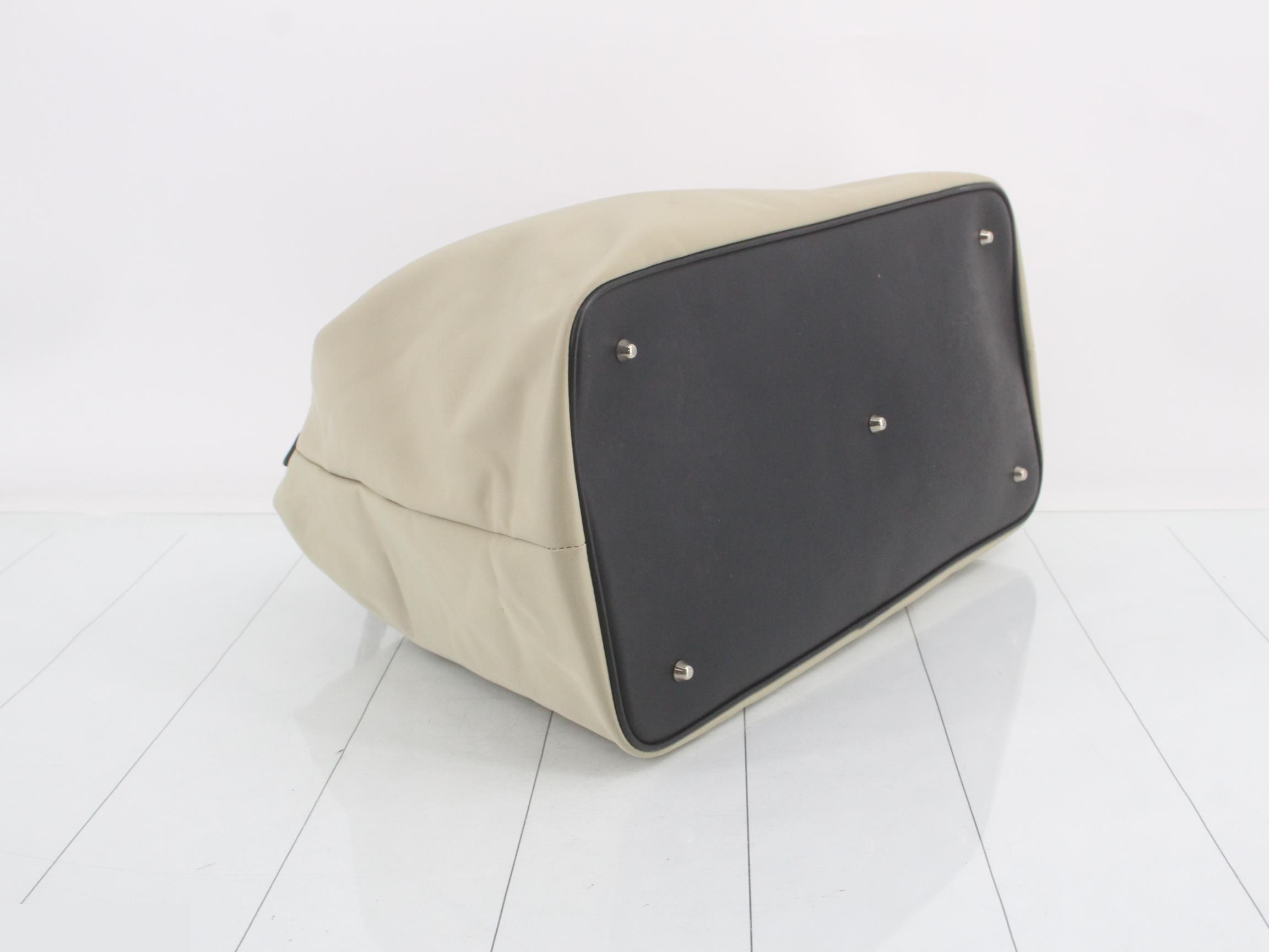 Nylon logo plate shoulder bag — view 5