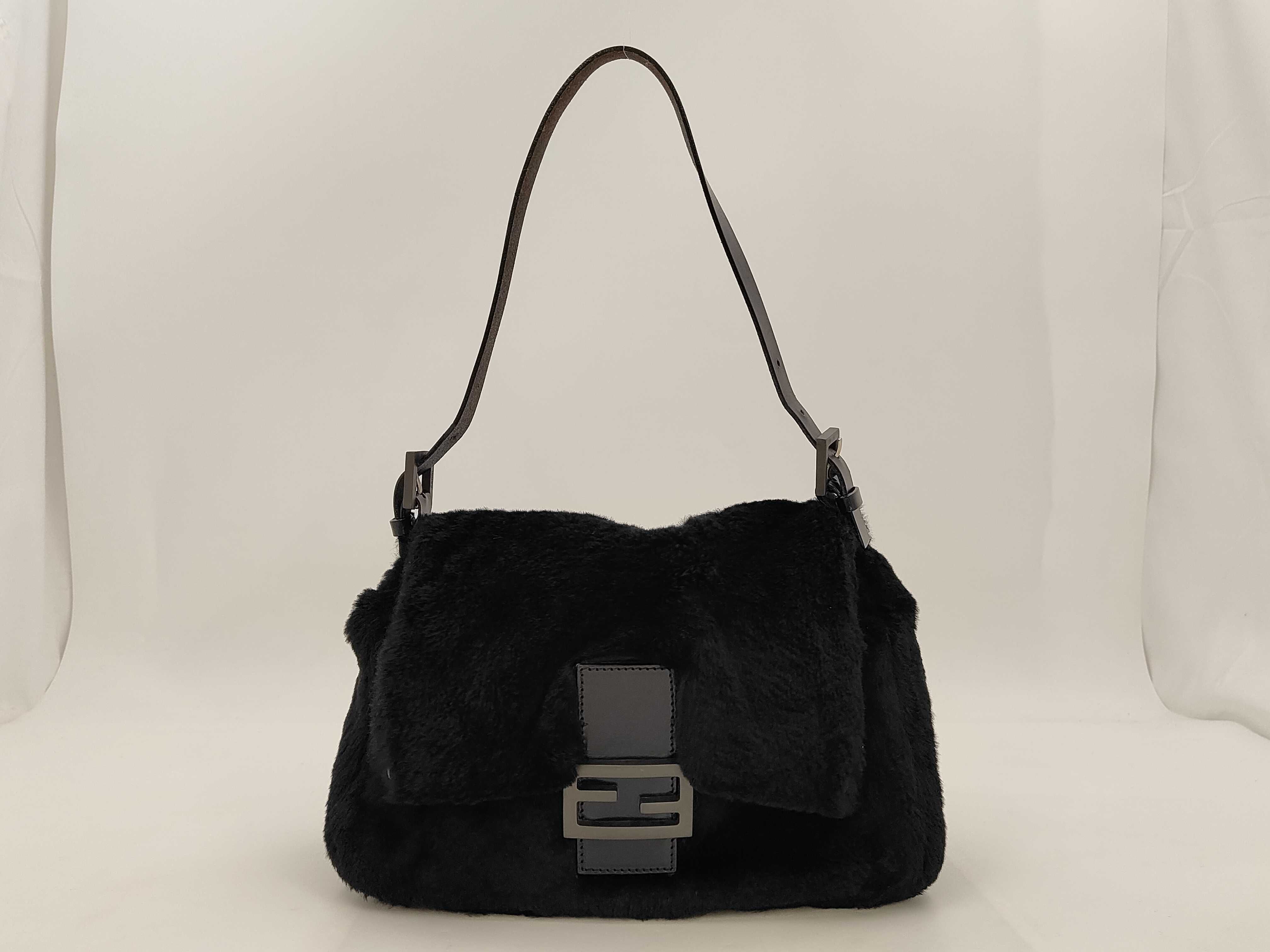 Mamma Fendi Fur Mamma Bucket Shoulder Bag