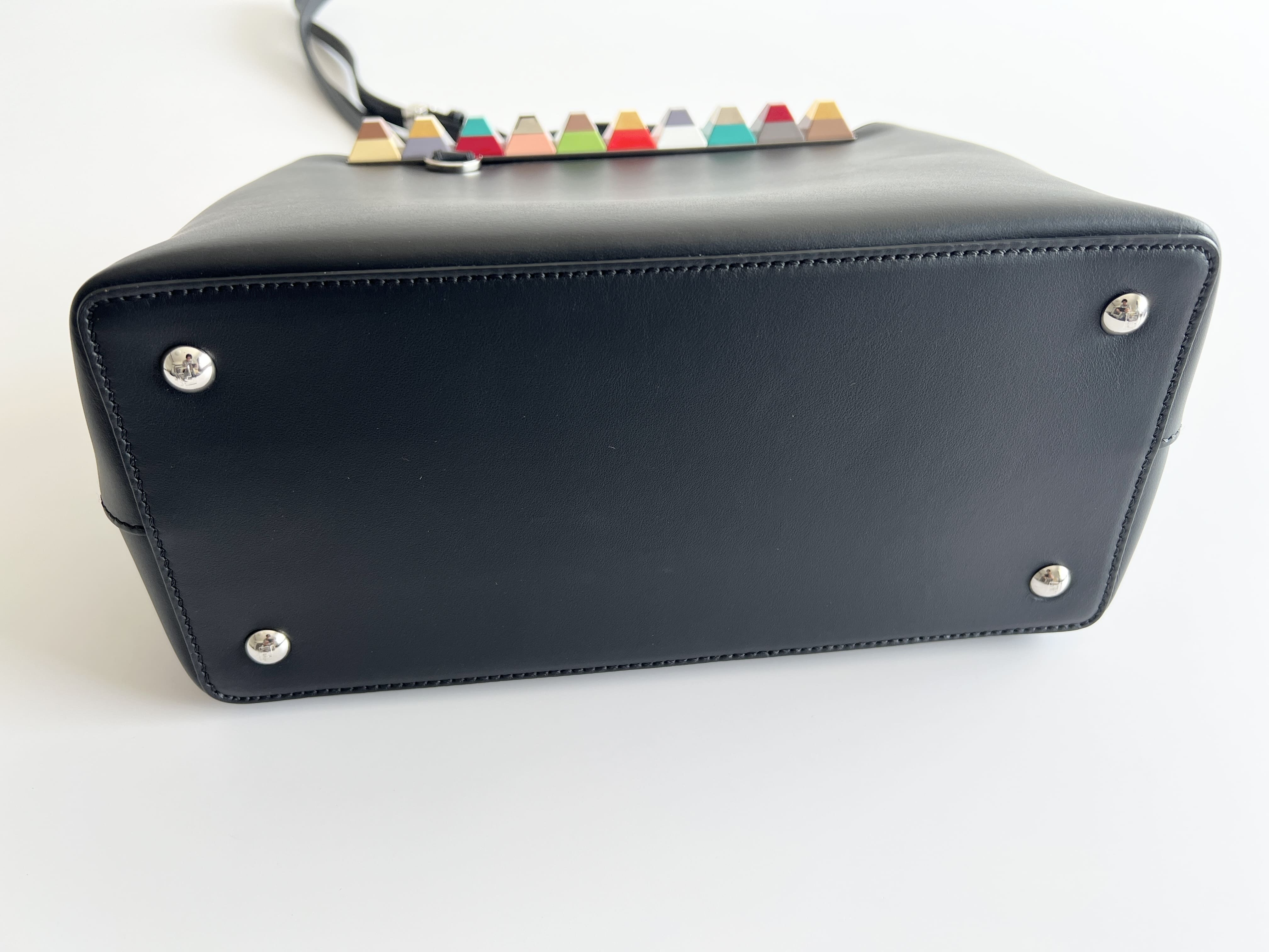 Petite 2Jours Studded Leather 2-Way Handbag — view 14