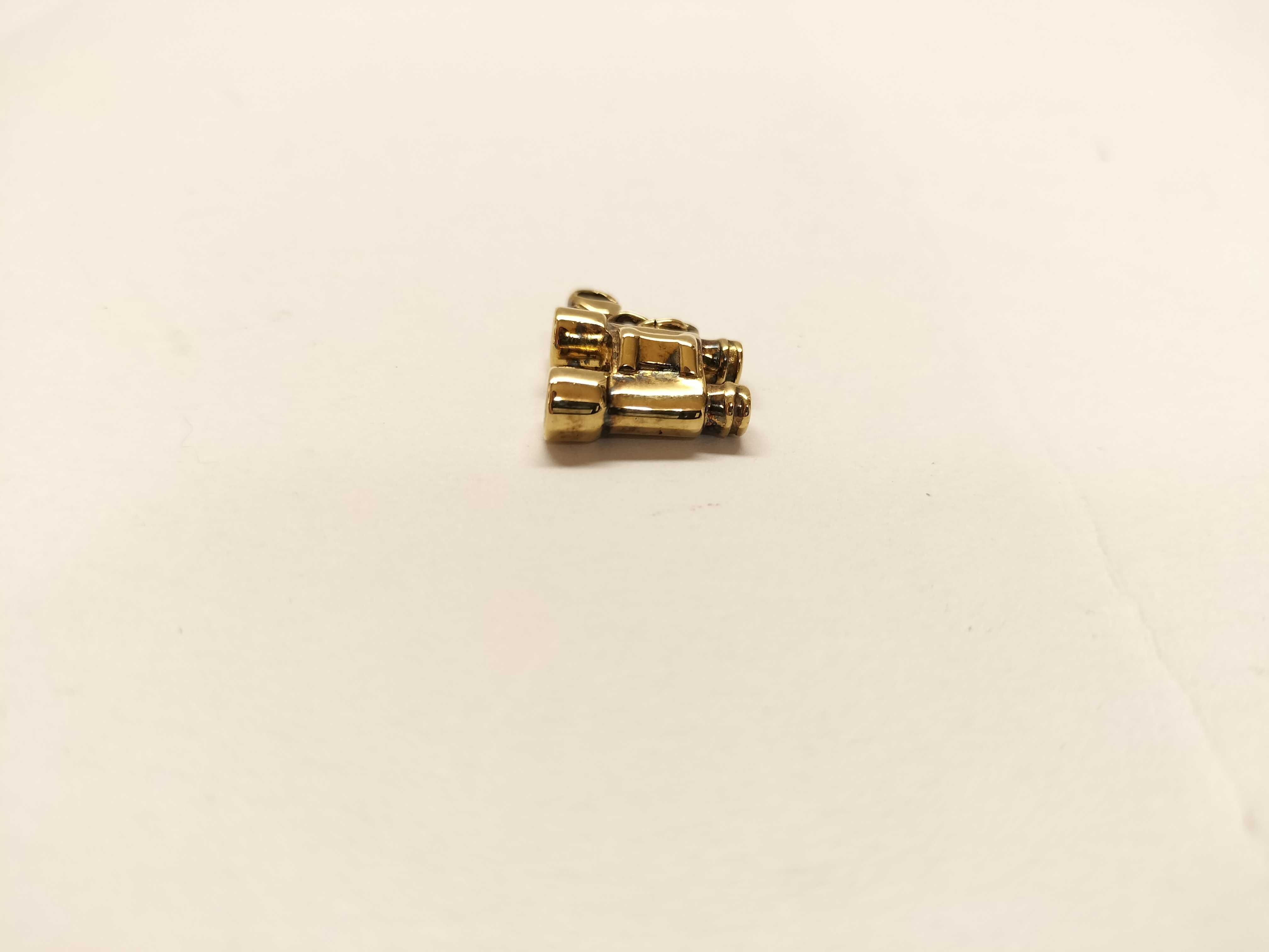 Vintage Airplane/Binoculars Motif Charm — view 5