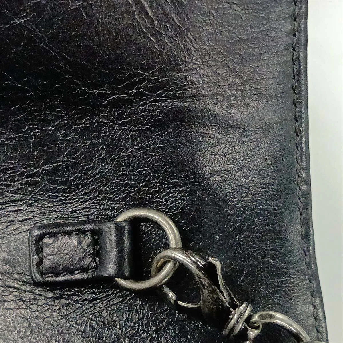 Boy Chanel Vintage Calfskin Chain Shoulder Bag, Black with Gunmetal Hardware, Item No. 18479935 (Serial Number 18) — view 13
