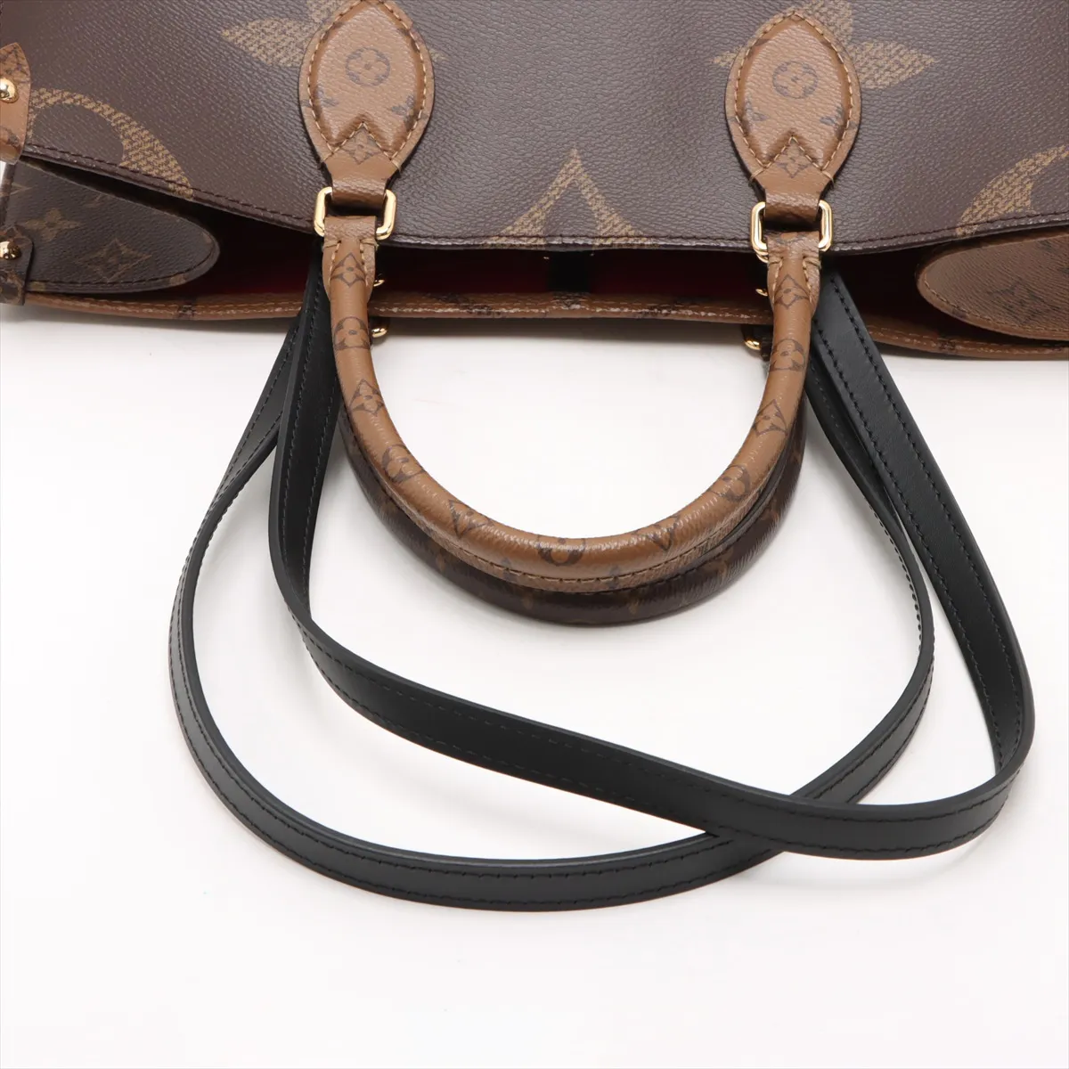 Giant Monogram Reverse OnTheGo MM M45321 Brown (RFID detected) — view 5