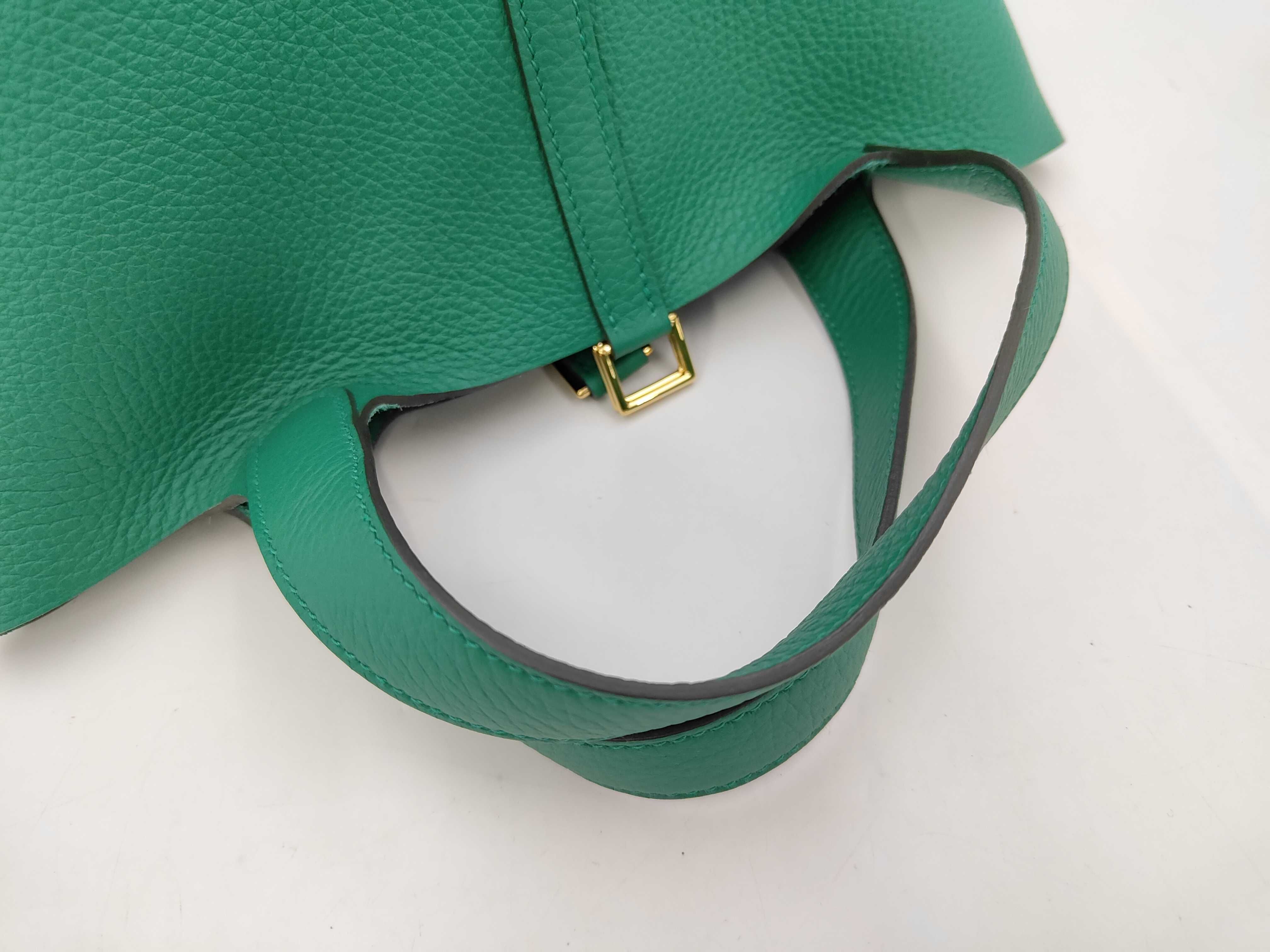 Picotin Lock PM K stamp Vert Vertigo handbag — view 4