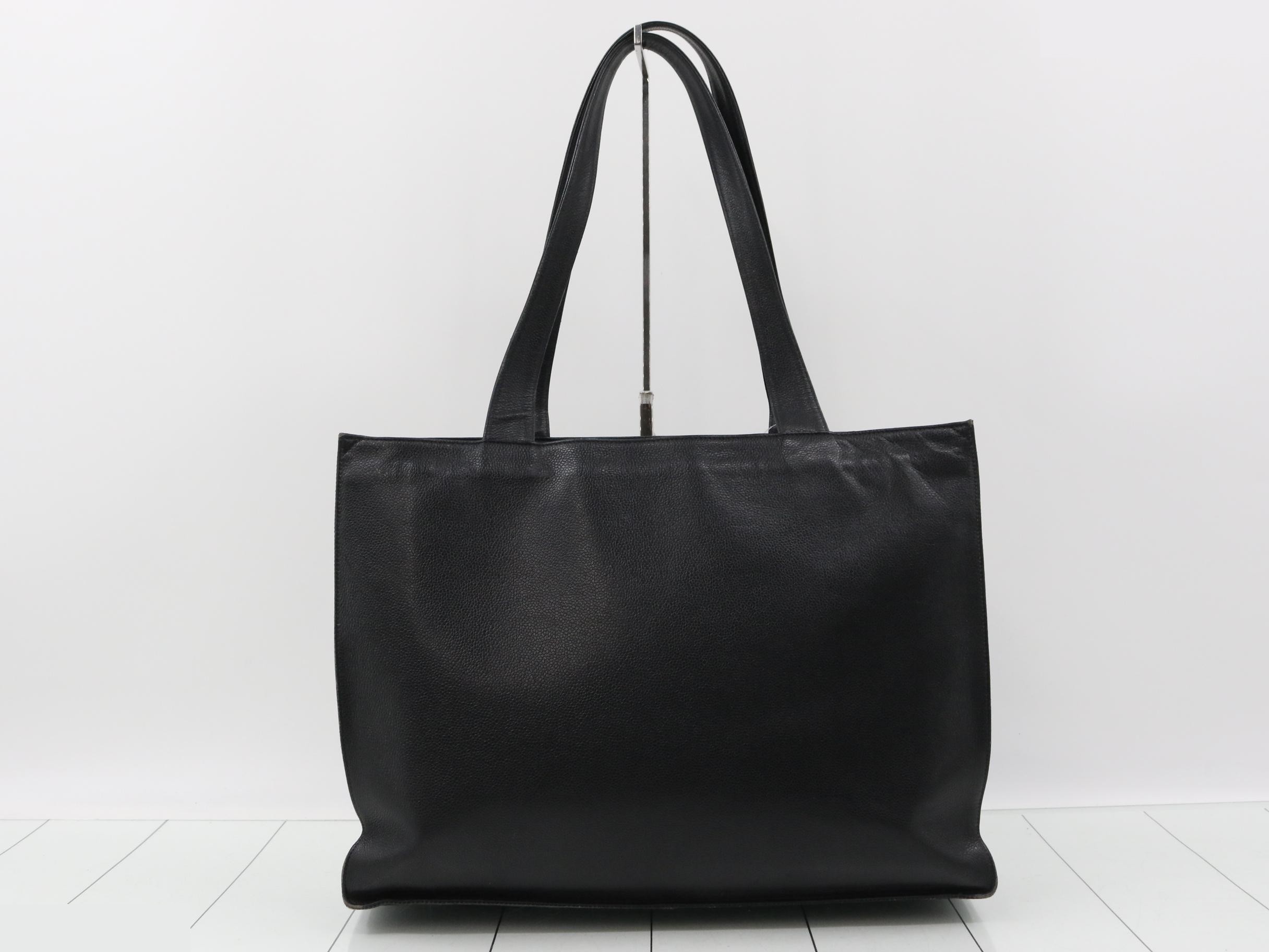 Caviar Skin Coco Mark Tote Bag — view 2