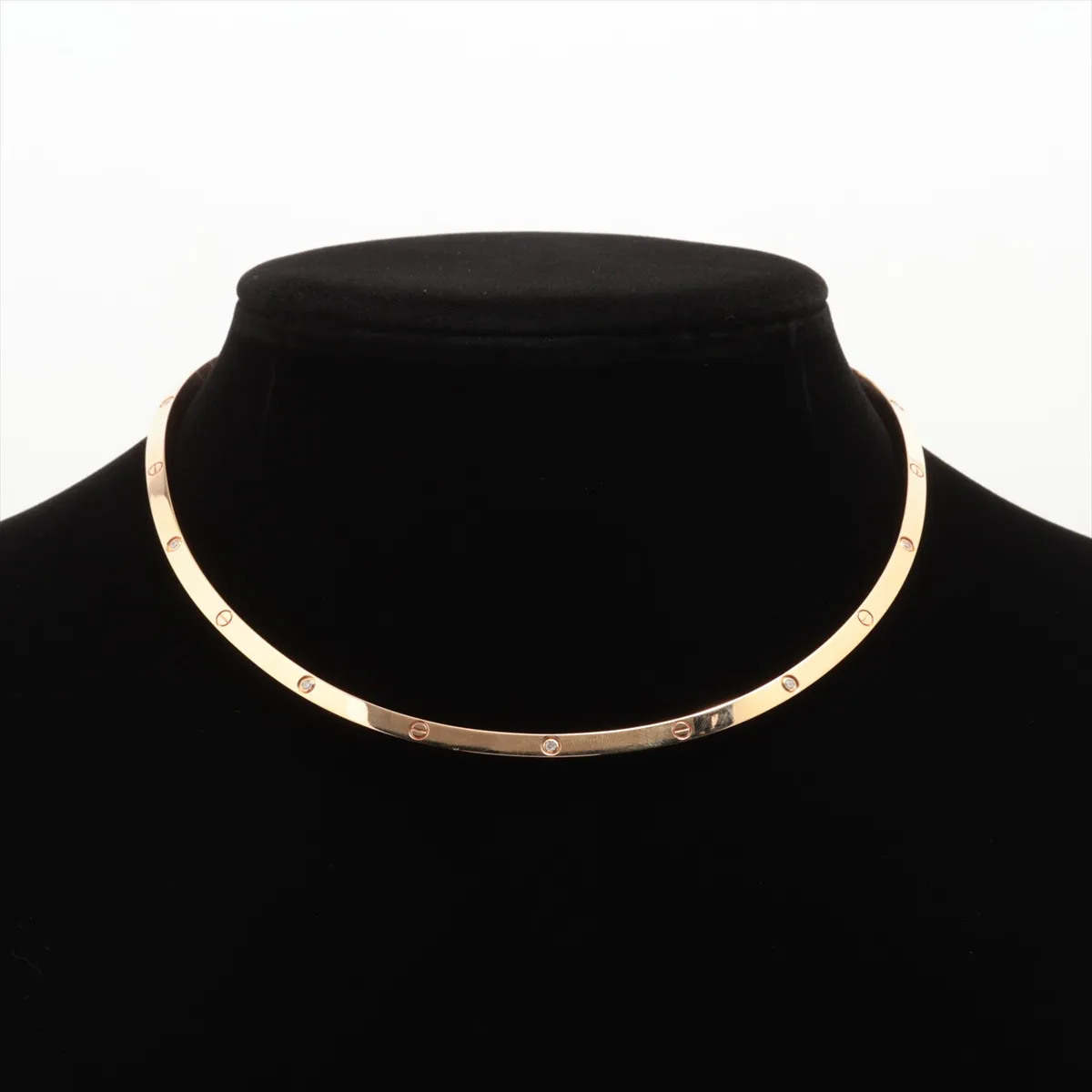 Love Torque Diamond Necklace 750 (PG) 56.5g JTC887 — view 6