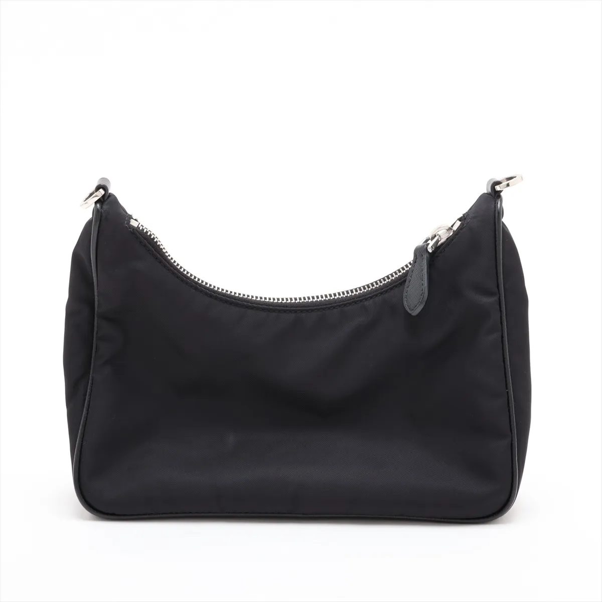 Tessuto Re-Edition Nylon 2-Way Shoulder Bag, Black, with — view 2