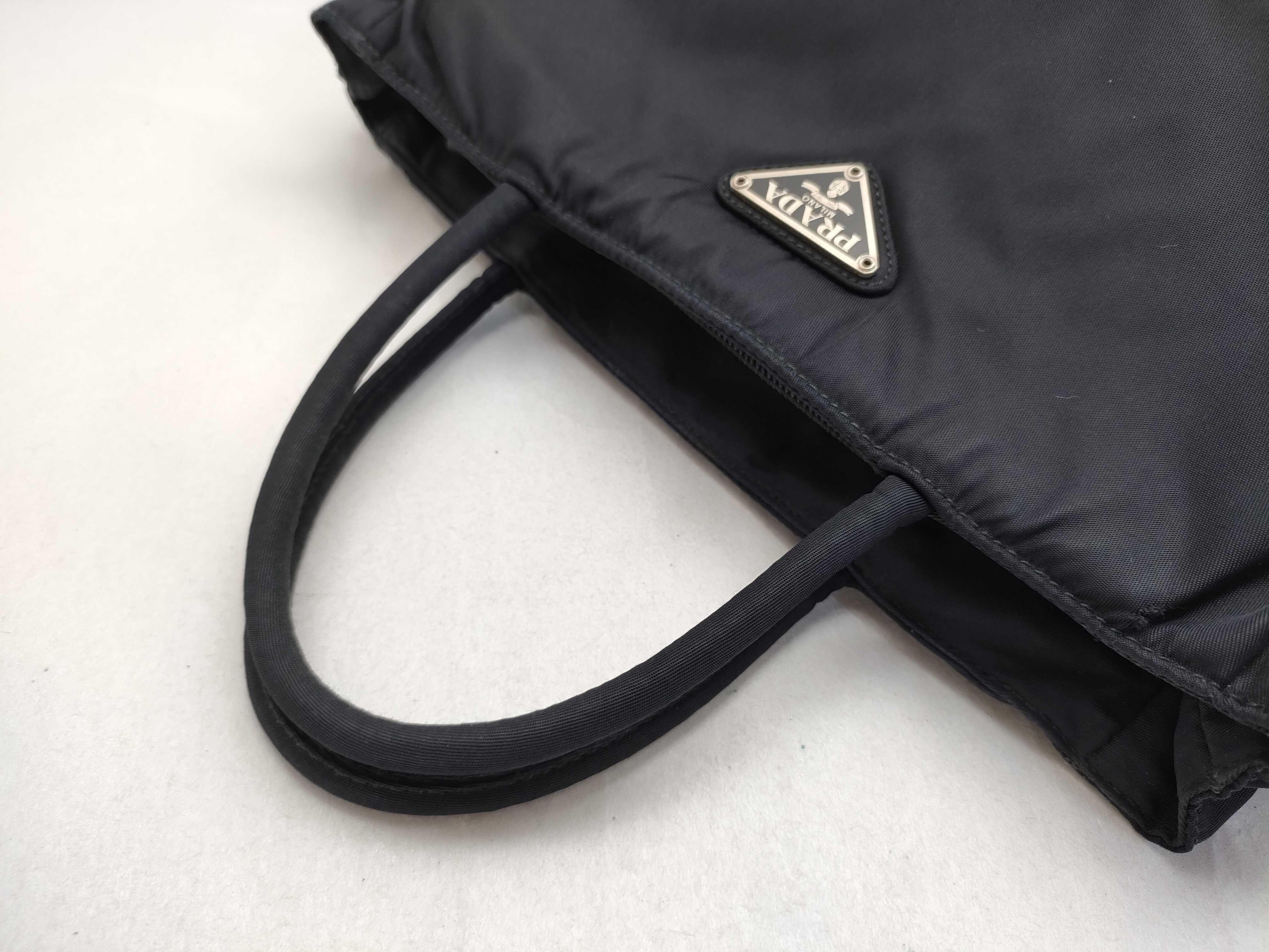 Nylon Prada Handbag Nylon Black Handbag — view 3