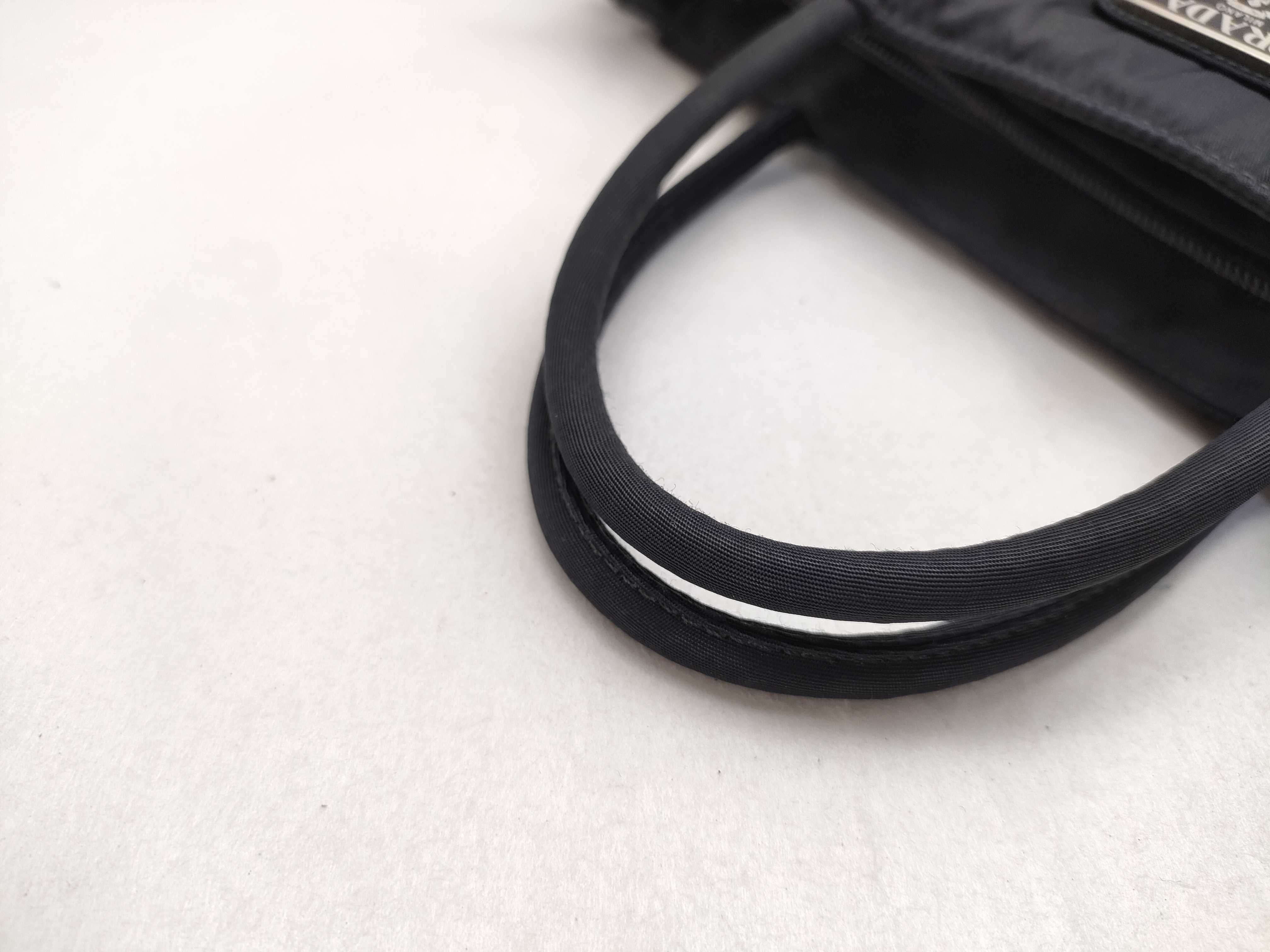 Nylon Prada Handbag Nylon Black Handbag — view 4