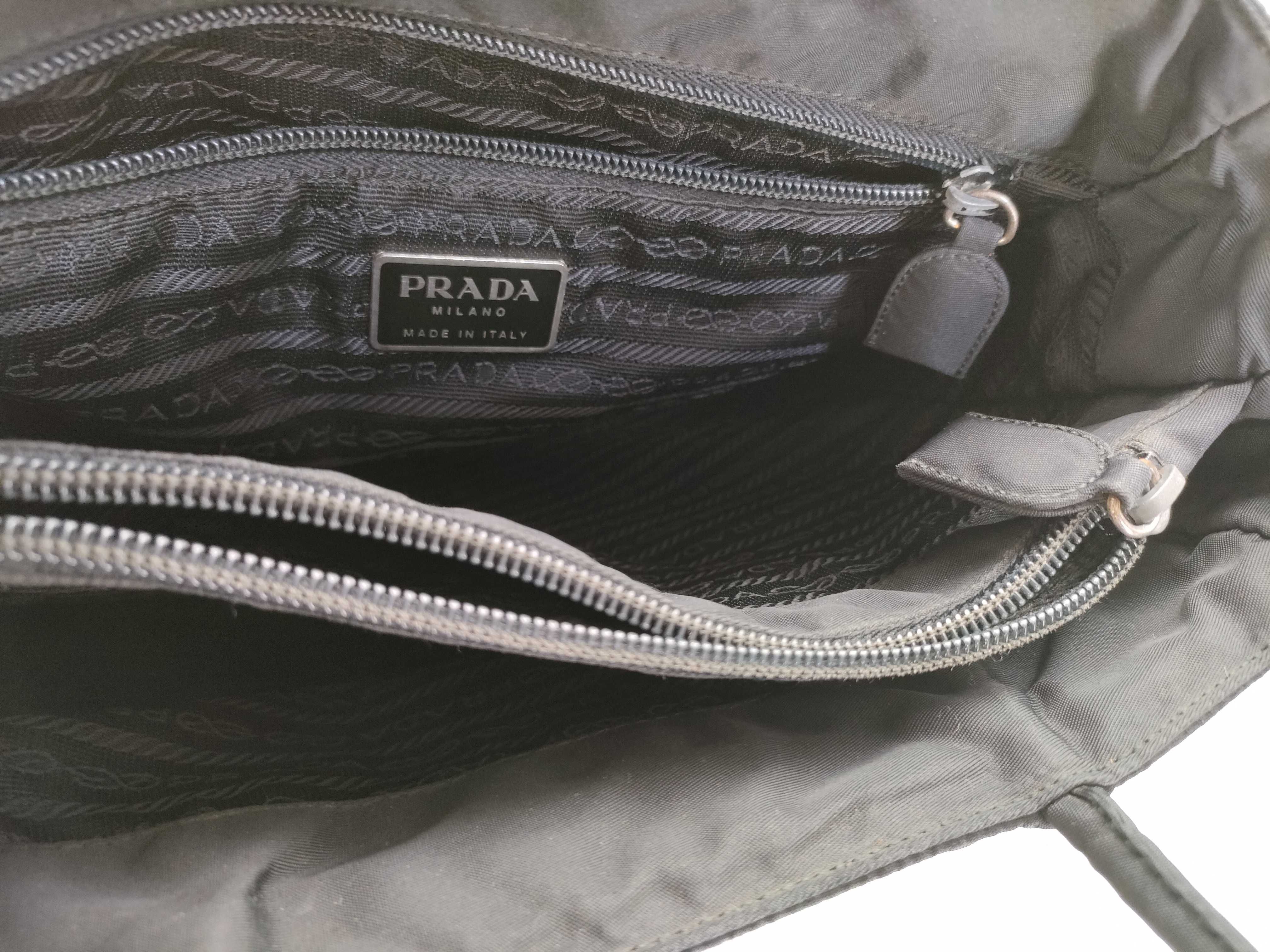 Nylon Prada Handbag Nylon Black Handbag — view 8