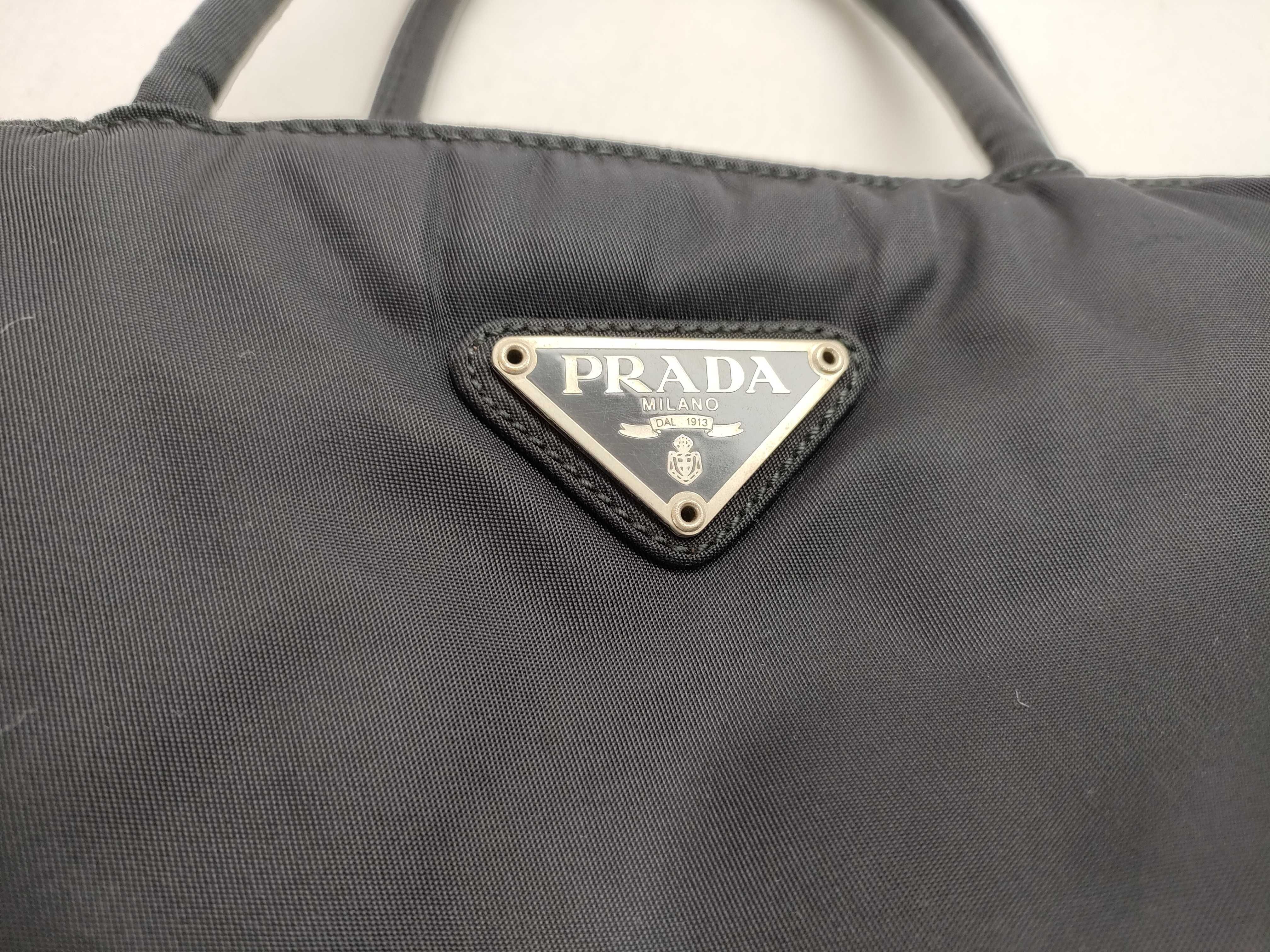 Nylon Prada Handbag Nylon Black Handbag — view 9