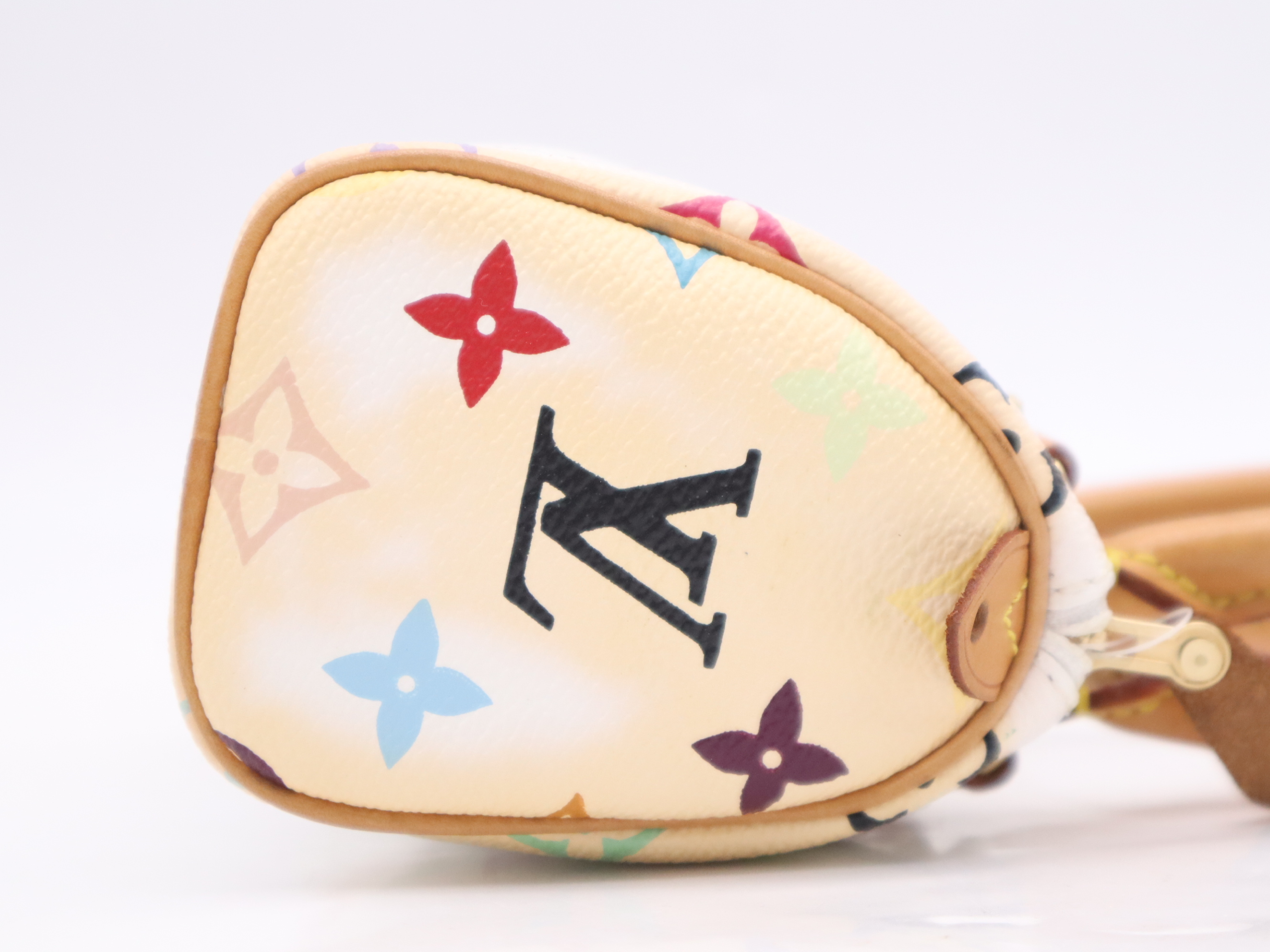 M92645 Multicolor Mini Speedy Blanc Handbag — view 5